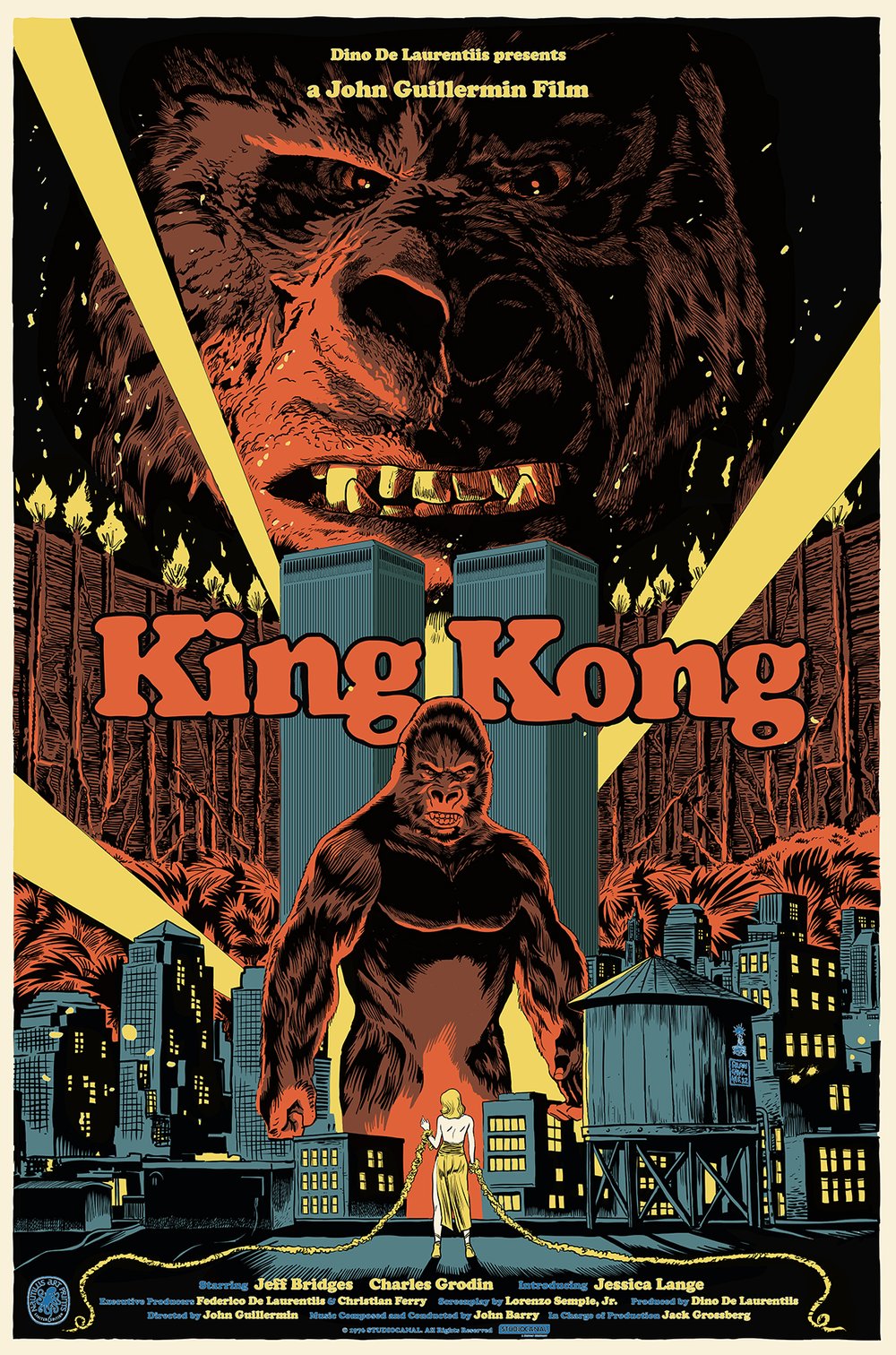 Francesco Francavilla – King Kong, 24 x 36 in, poster, image 10