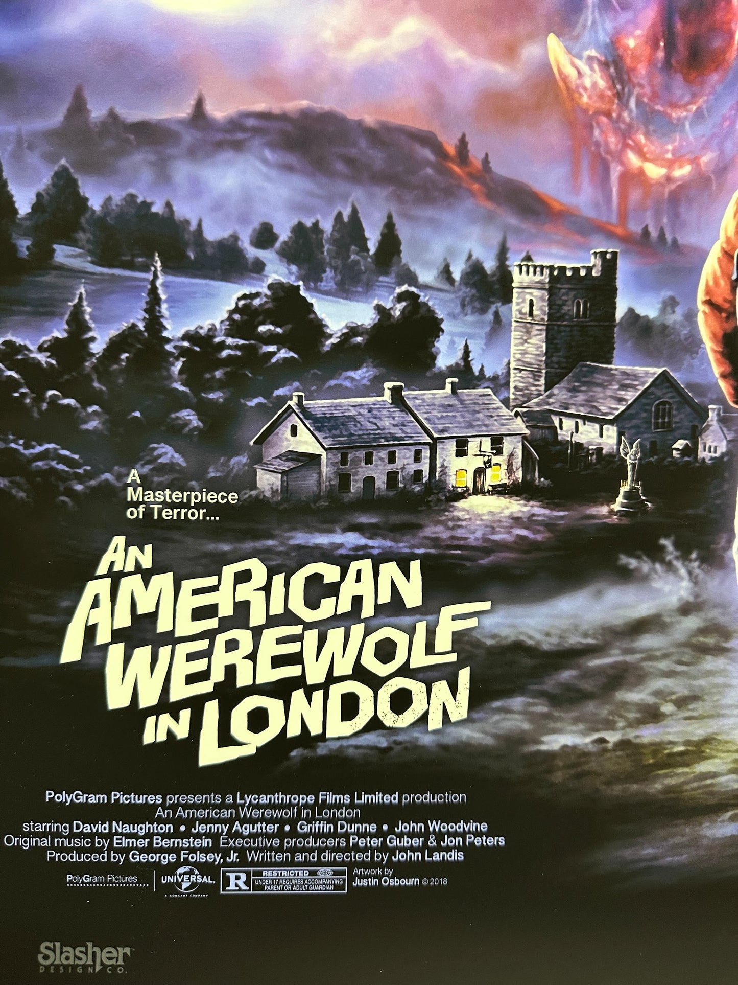 Justin Osbourn – American Werewolf in London, 18 x 24 in, art print, image 5