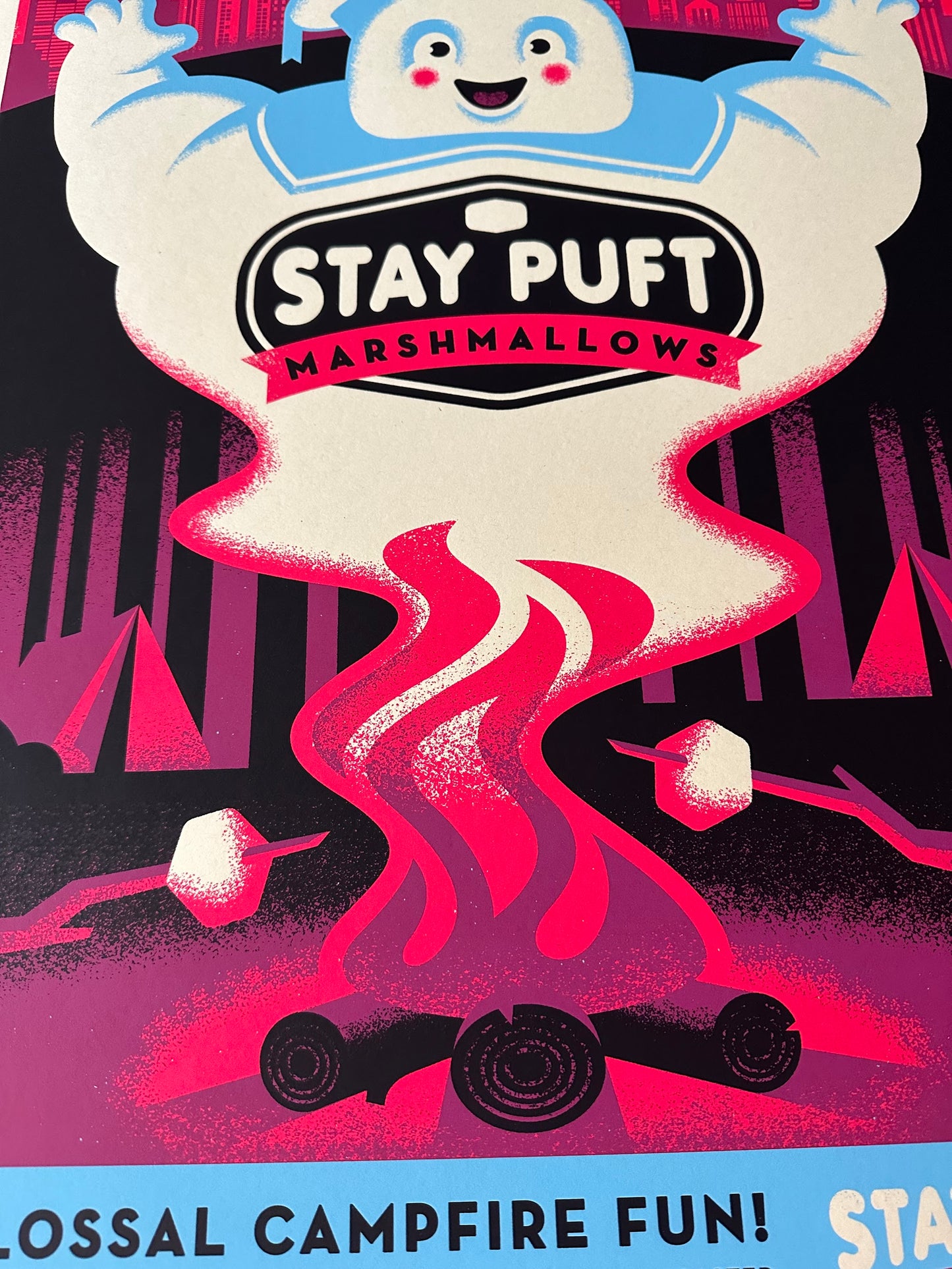 Ryan Brinkerhoff – Stay Puff Marshmellow Ghostbusters, 18 x 24 in, art print, image 3