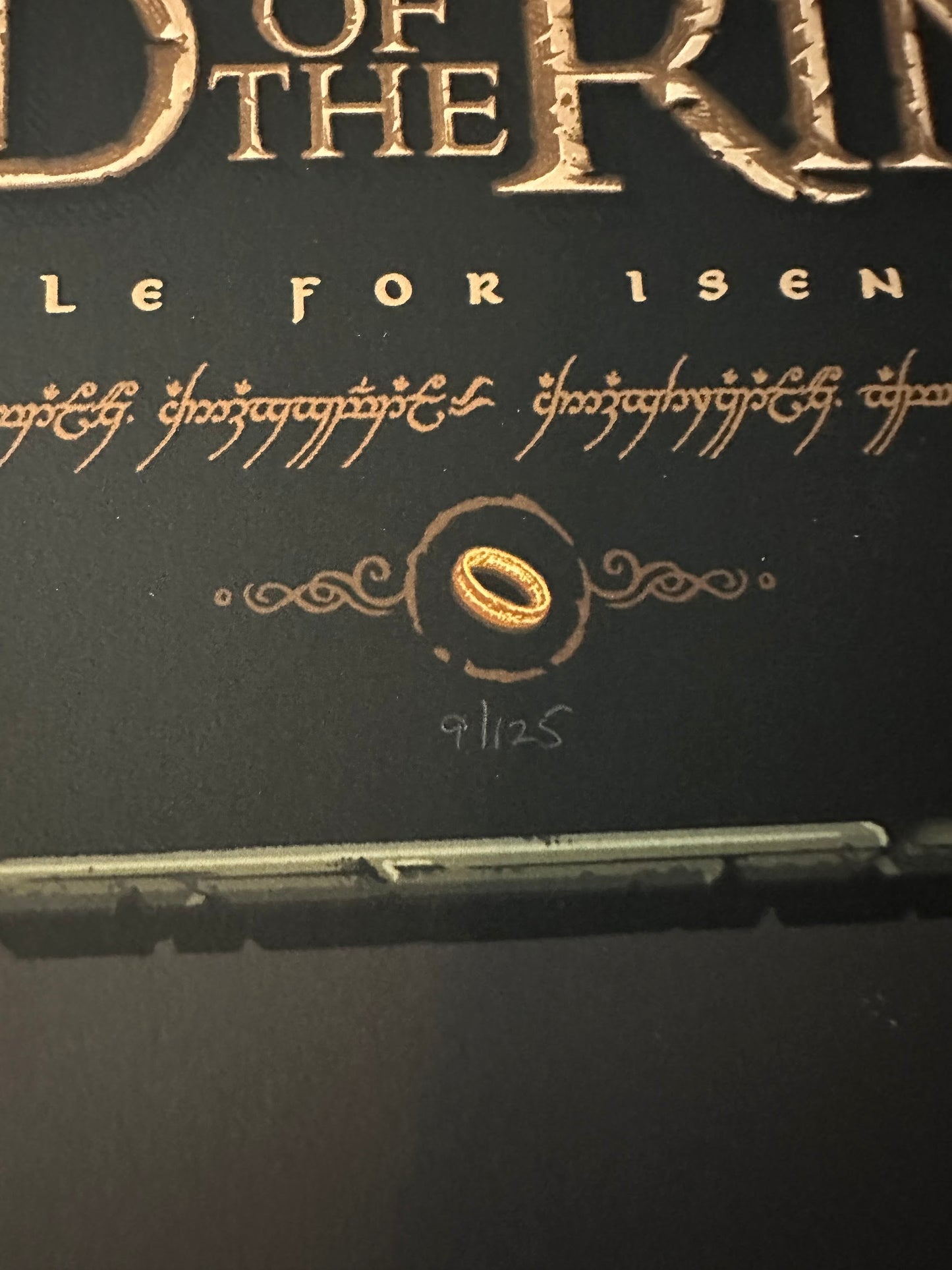 Brad Dunlop - LOTR Battle for Isengard 12x24 movie poster - detail image 5