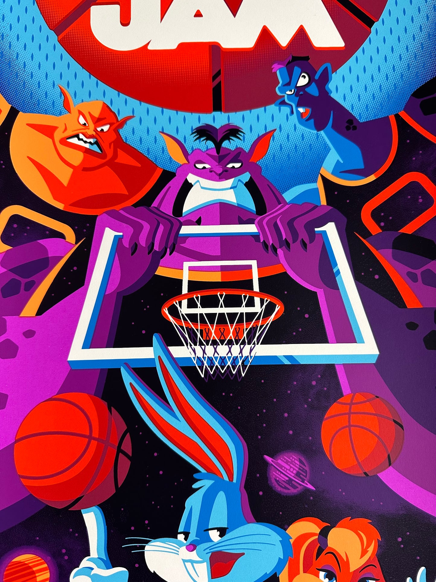 Tom Whalen – Space Jam A New Legacy, 12 x 36 in, art print, image 3