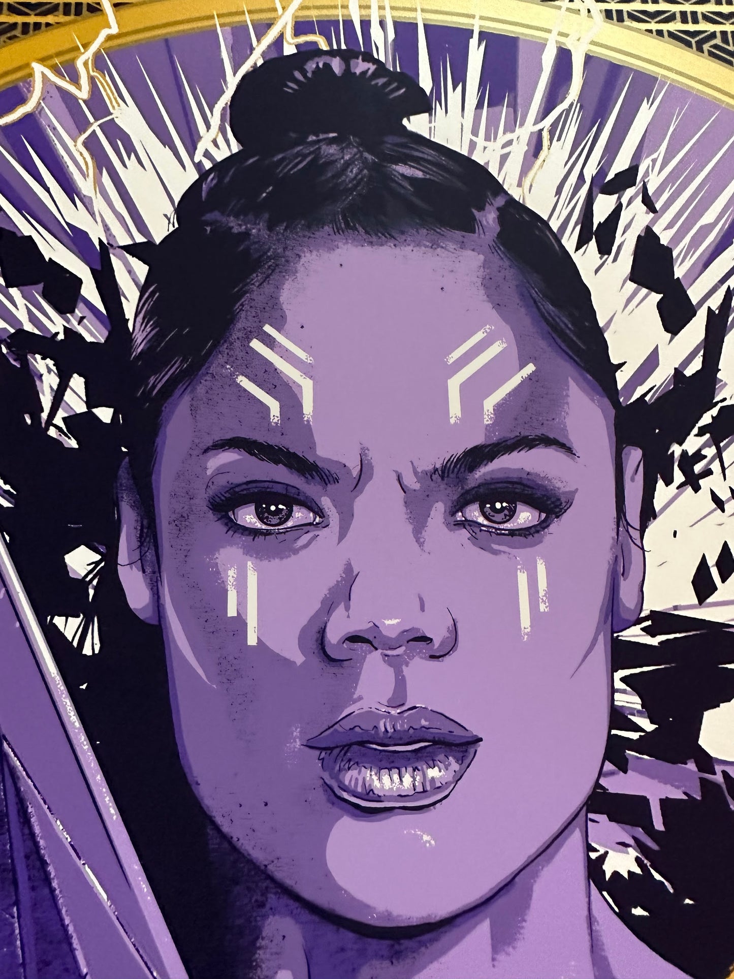 Vance Kelly – Thor Ragnarok Valkyrie Variant, 24 x 36 in, poster, image 4