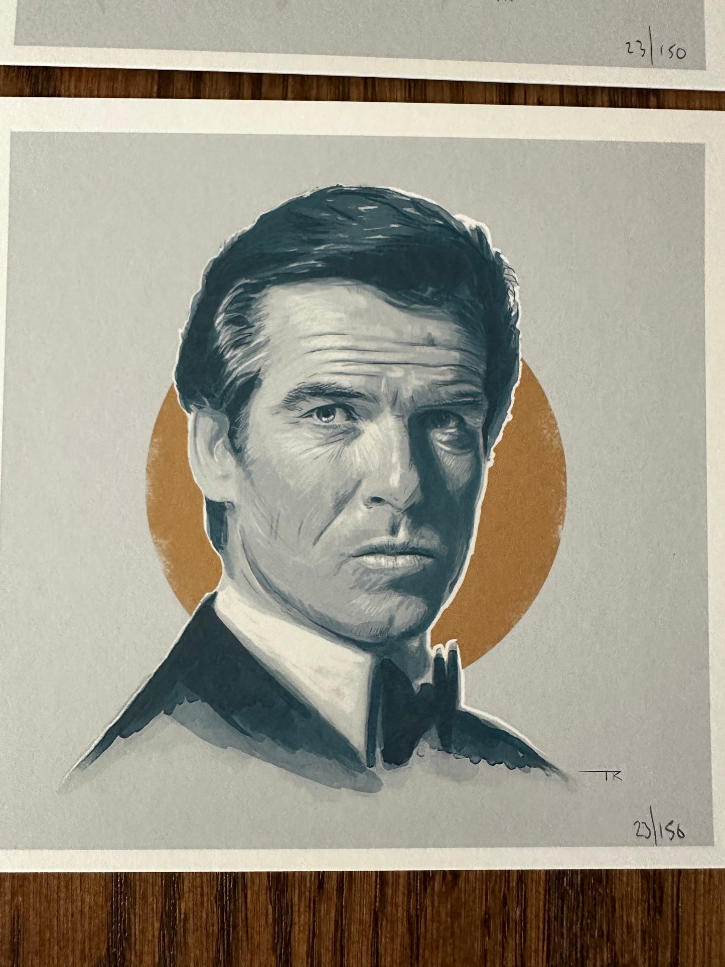 Tom Ralston - James Bond Portrait Set of 6 6x6 art print - detail image 7