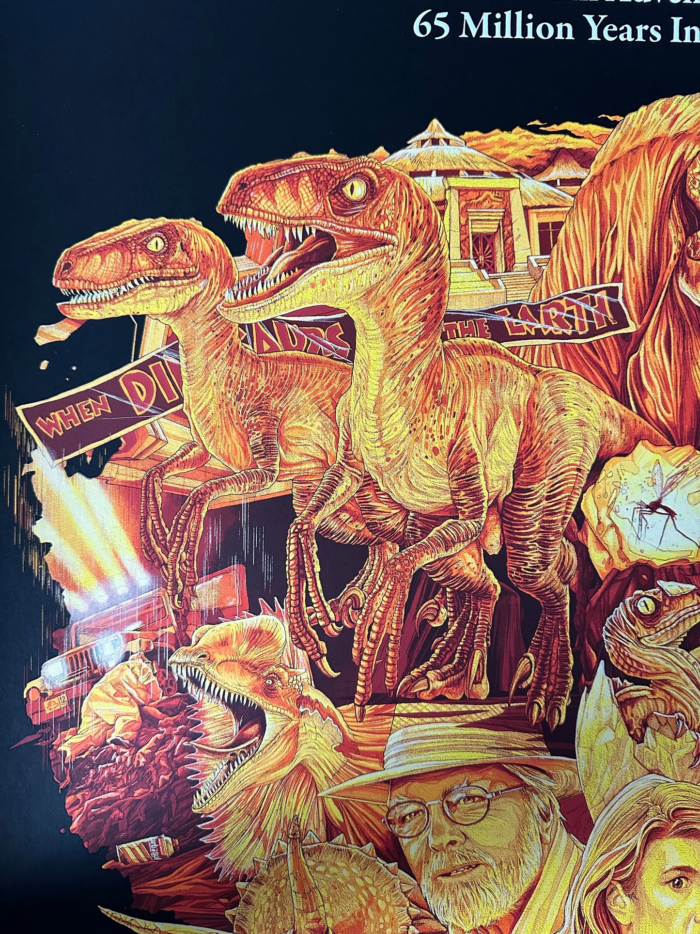 Tavo Montanez – Jurassic Park, 24 x 36 in, poster, image 3
