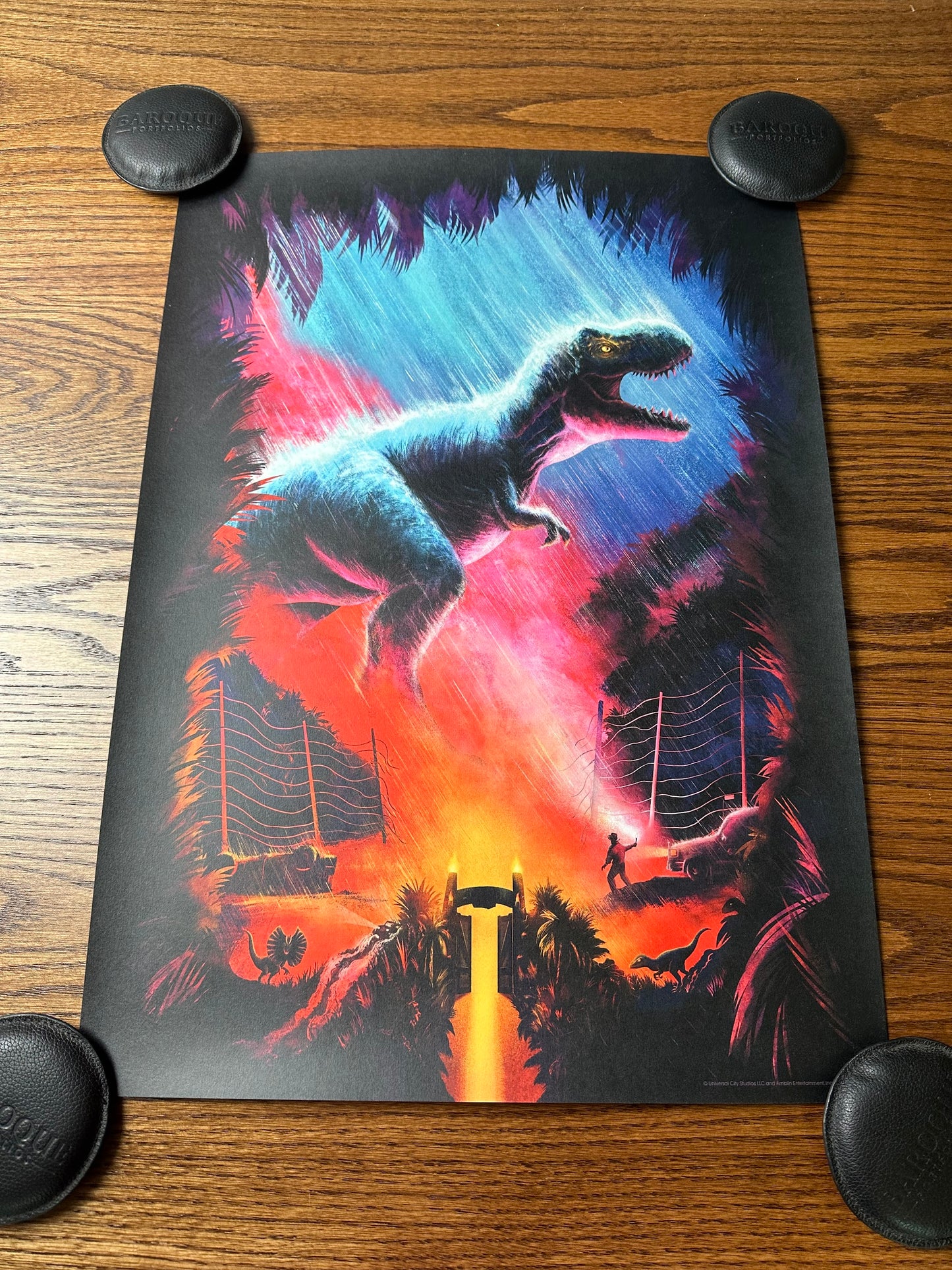 Carly AF – Jurassic Park T-Rex, 16.5 x 23.4 in, art print