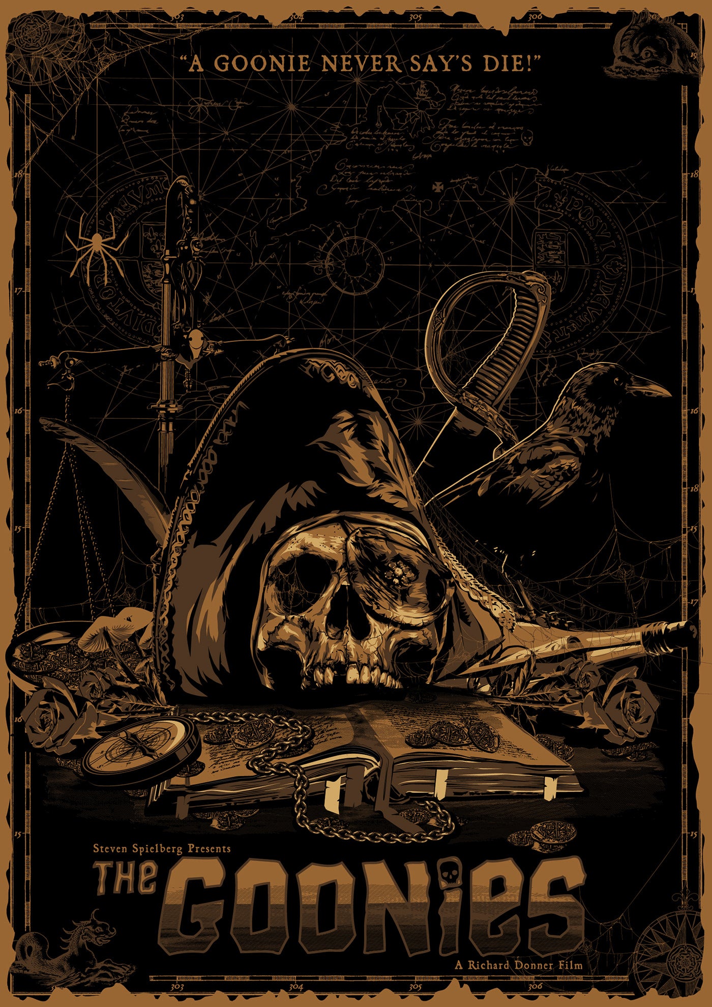 Dan Shearn – The Goonies, 18 x 24 in, art print, image 7