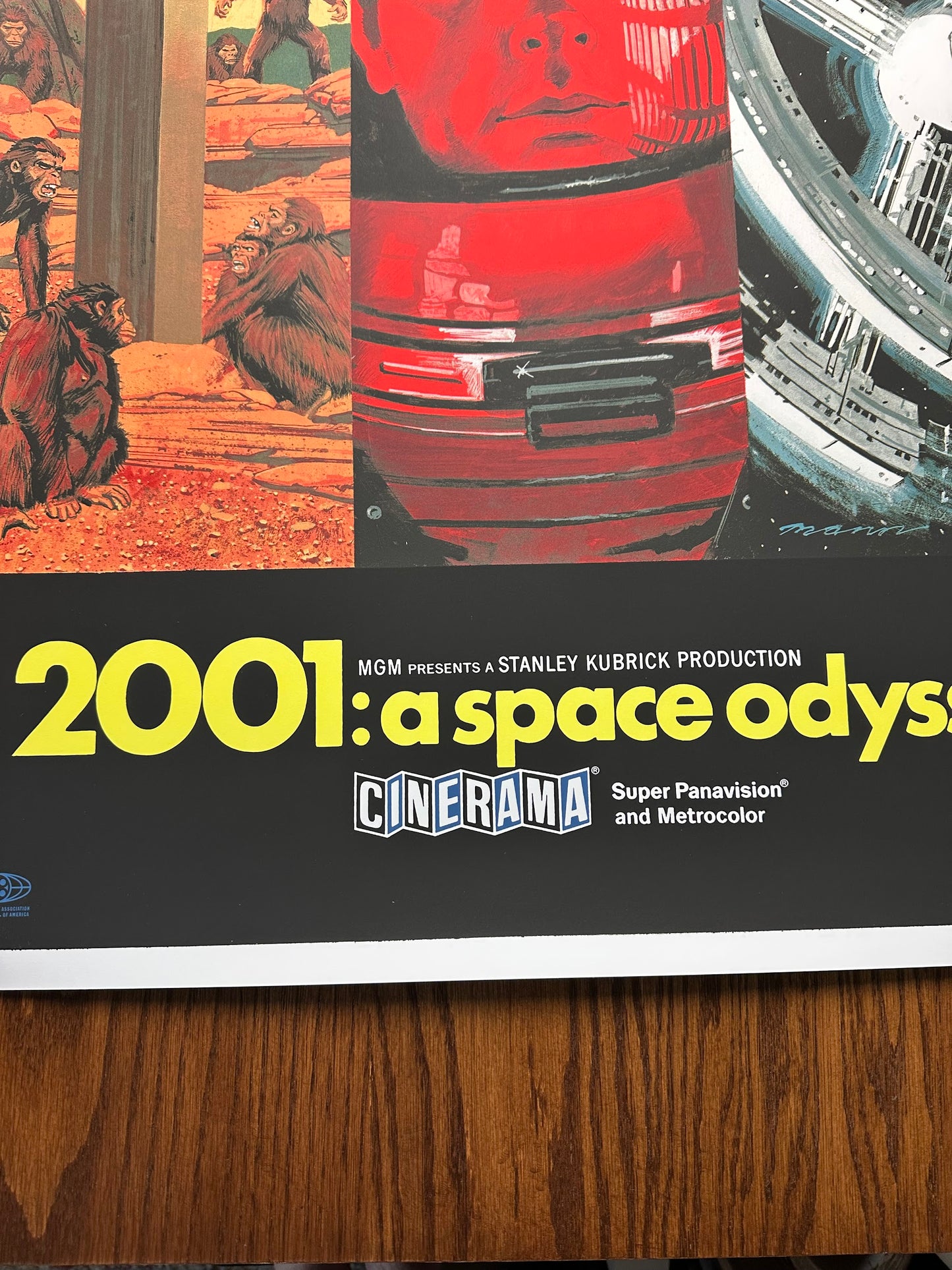 Paul Mann – 2001 A Space Odyssey, 24 x 36 in, poster, image 6