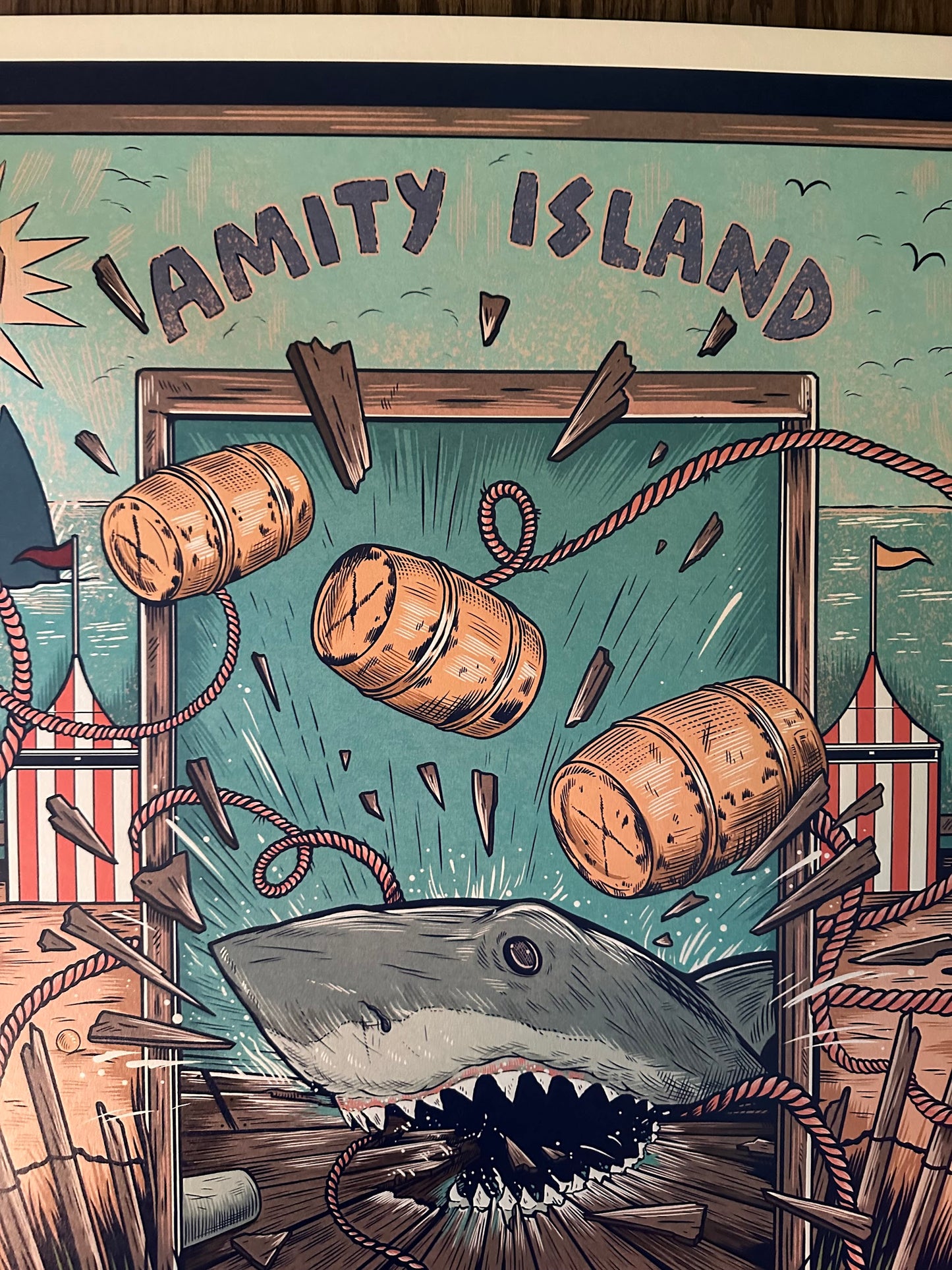 Sam Dunn – Jaws, 24 x 36 in, poster, image 2