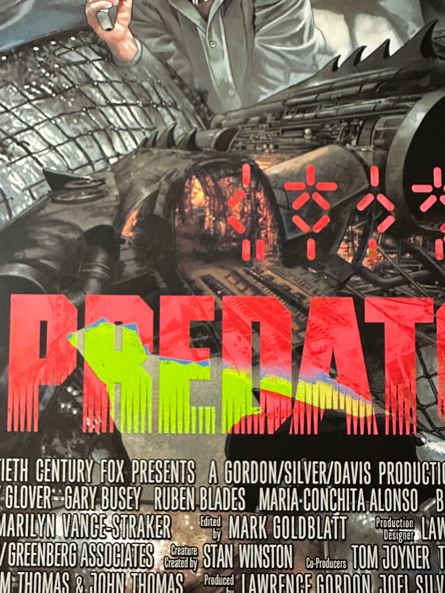 Juan Burgos – Predator 2 Variant, 24 x 36 in, poster, image 5