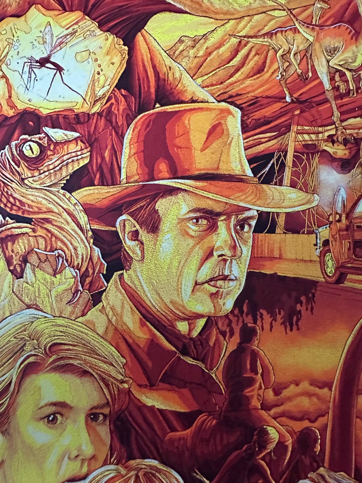 Tavo Montanez – Jurassic Park, 24 x 36 in, poster, image 4