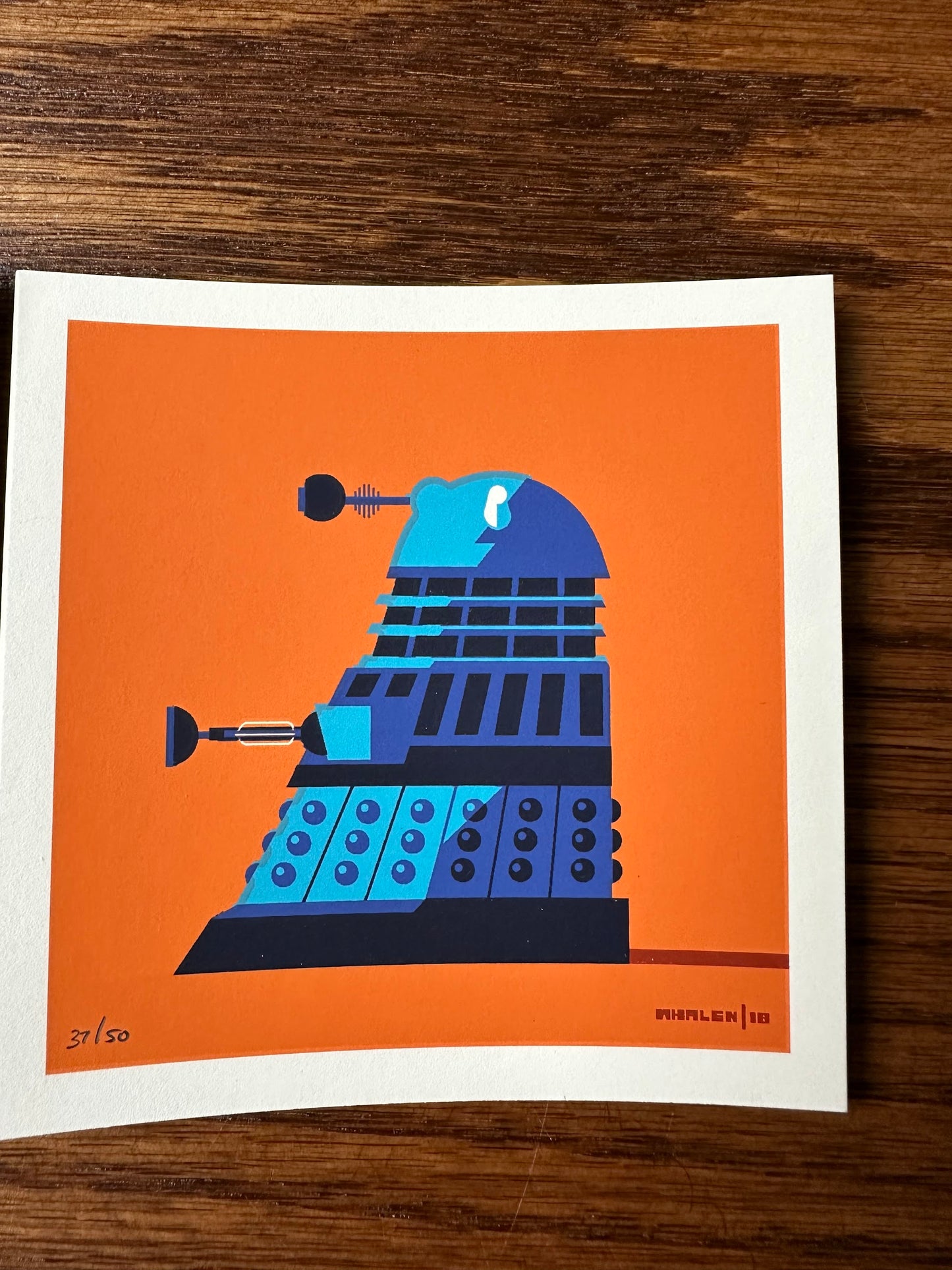Tom Whalen – Doctor Who Set, 4 x 4 in, art print, image 3