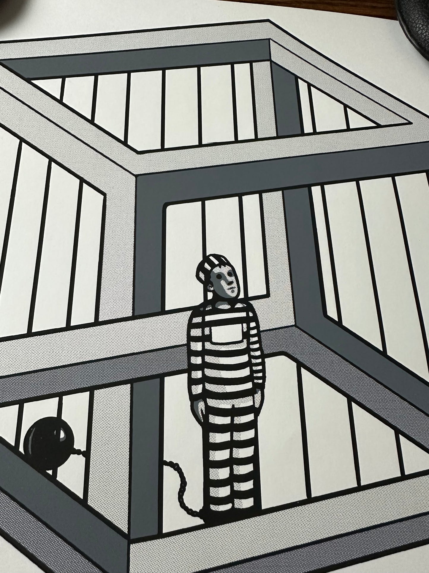 Unknown – Escher's Jail, 12 x 12 in, art print, image 3