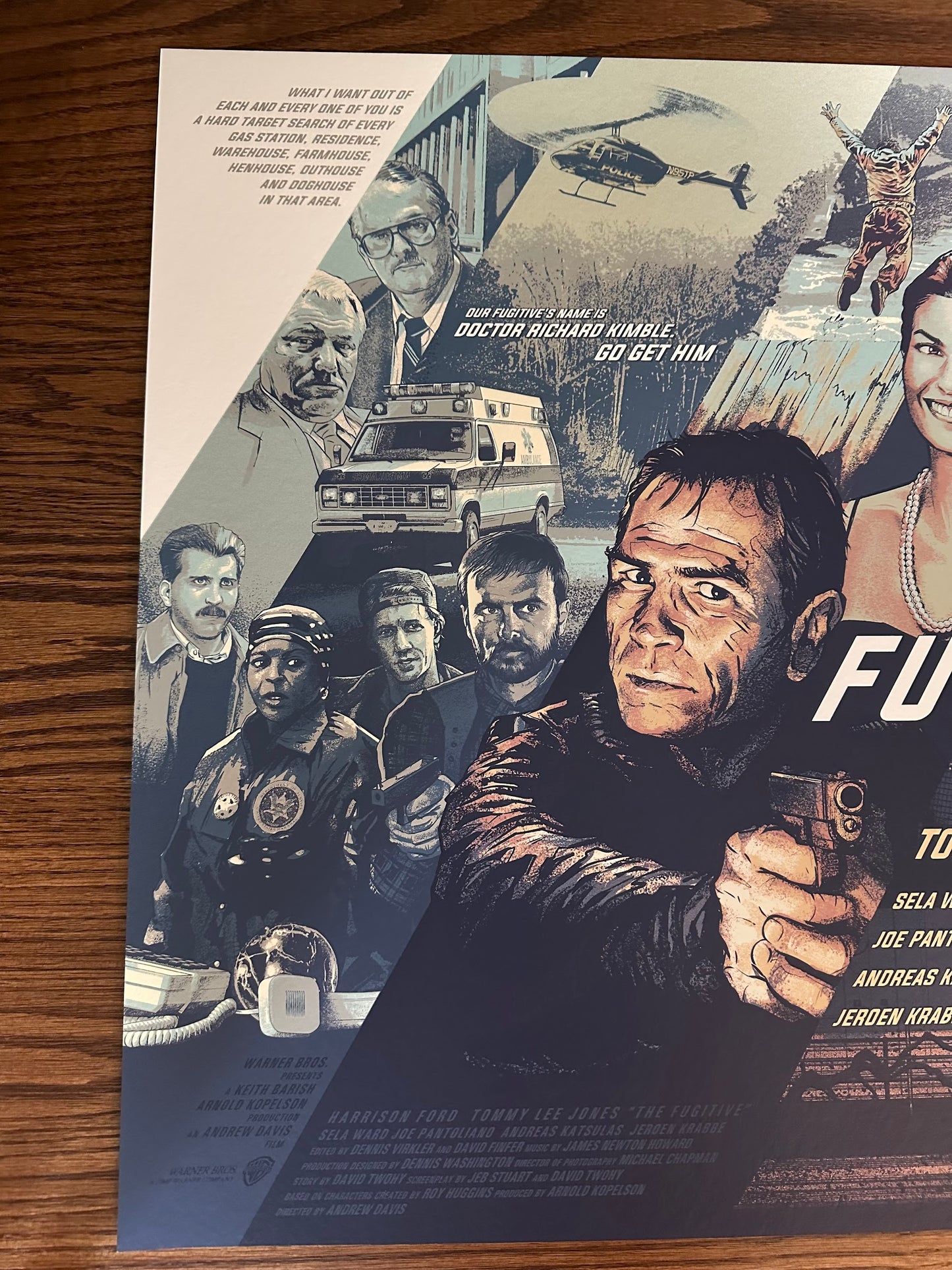 Aurelio Lorenzo – The Fugitive, 36 x 24 in, poster, image 2
