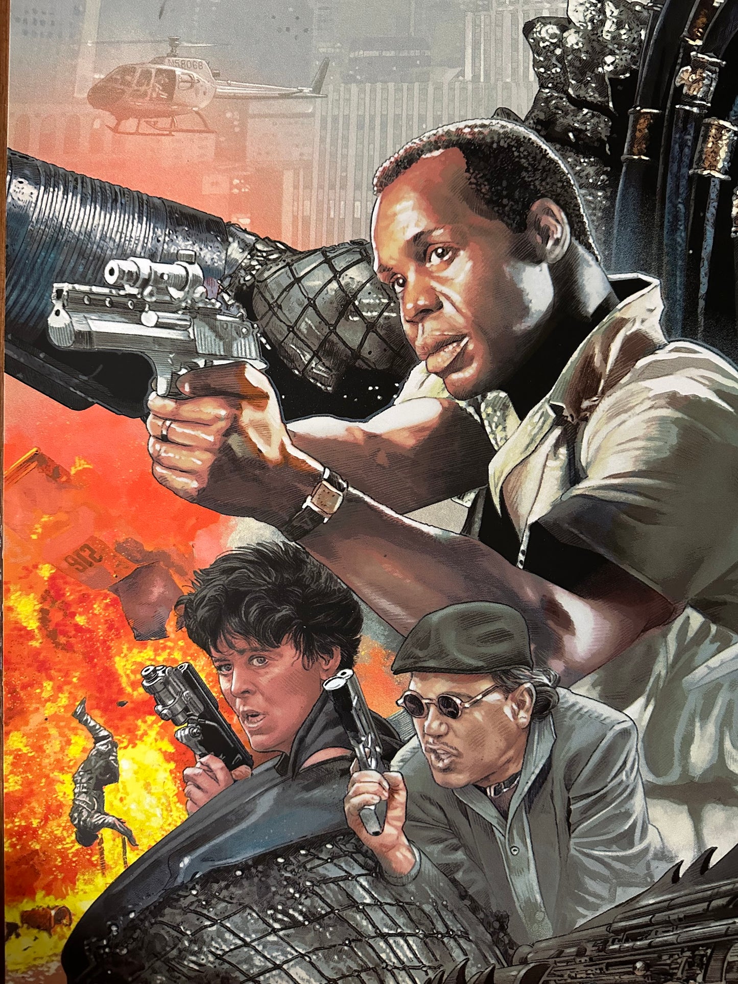 Juan Burgos – Predator 2 Variant, 24 x 36 in, poster, image 3