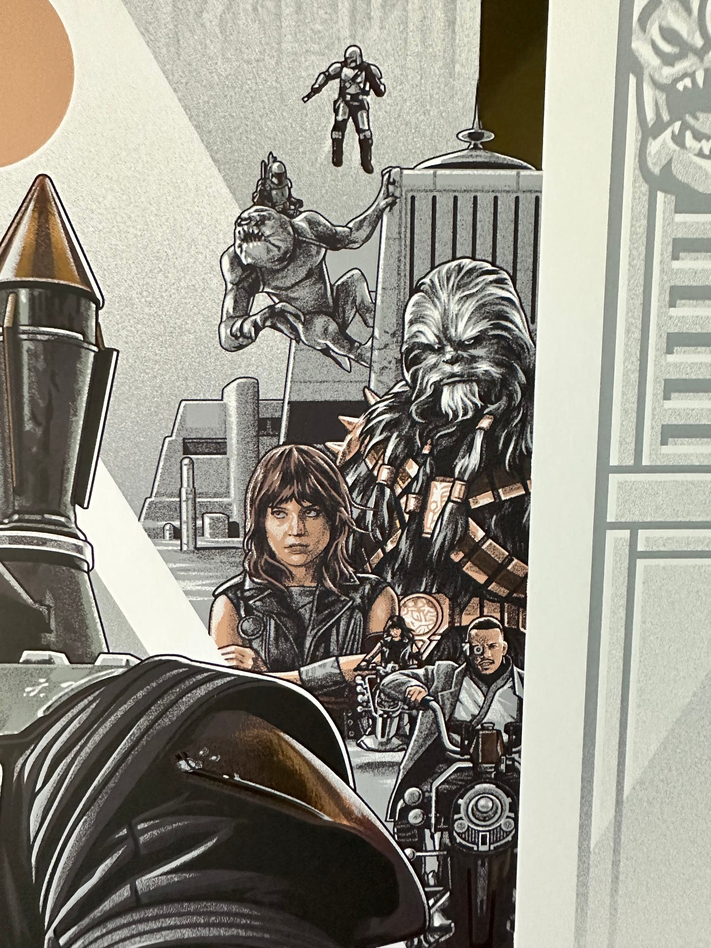 Amien Juugo – The Book of Boba Fett Variant, 24 x 36 in, poster, image 3