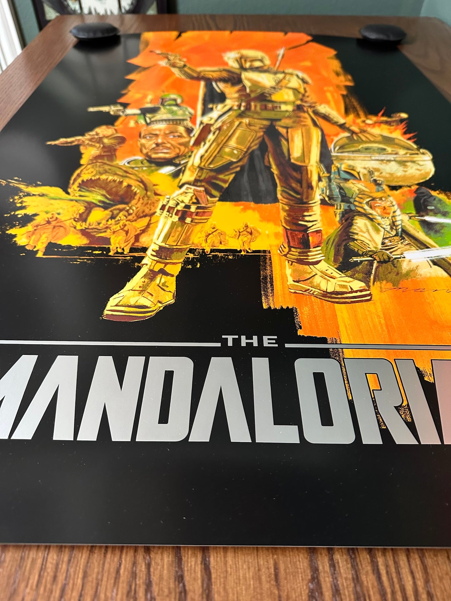 Paul Mann – The Mandalorian Foil Variant, 24 x 36 in, poster, image 8