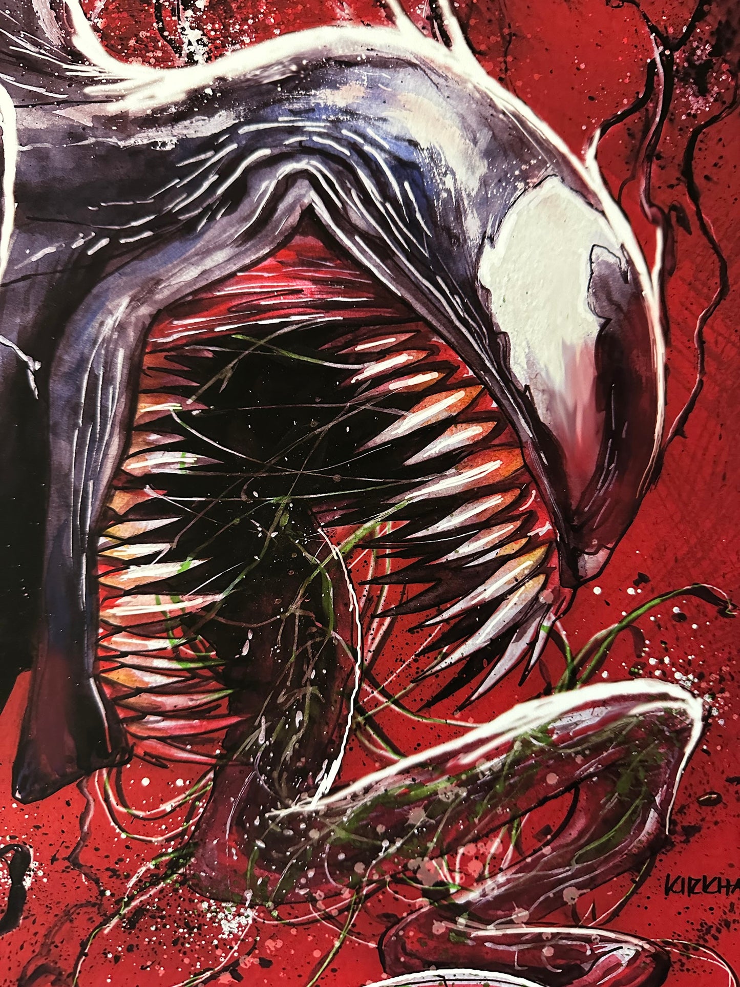 Tyler Kirkman – Spider-Man vs Venom, 16 x 24 in, art print, image 2