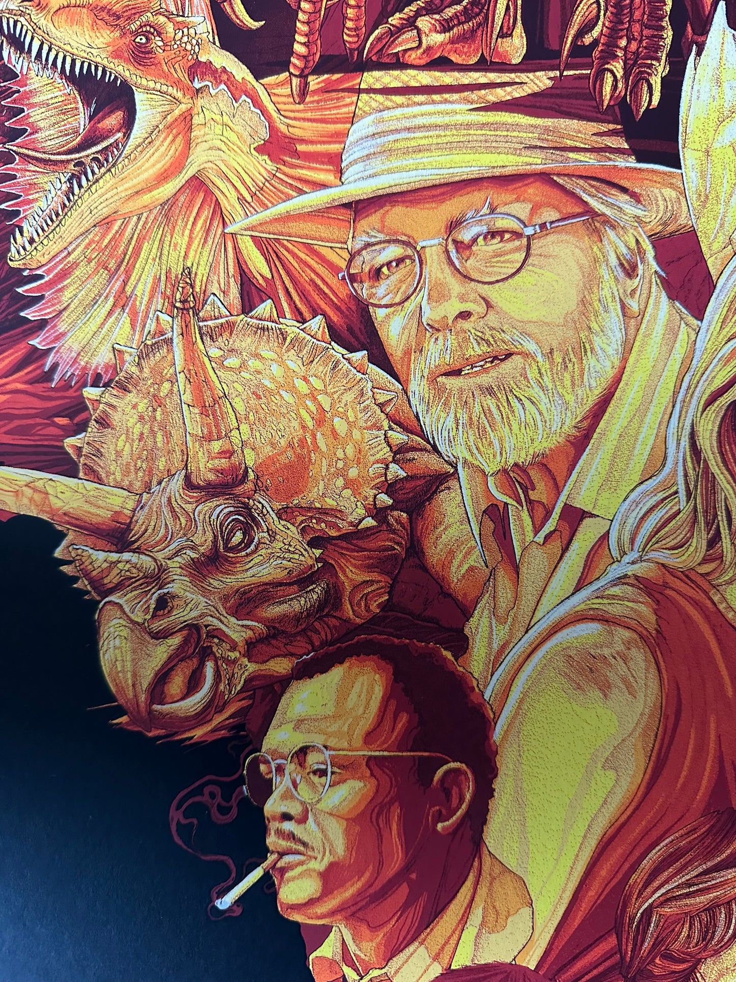 Tavo Montanez – Jurassic Park, 24 x 36 in, poster, image 5