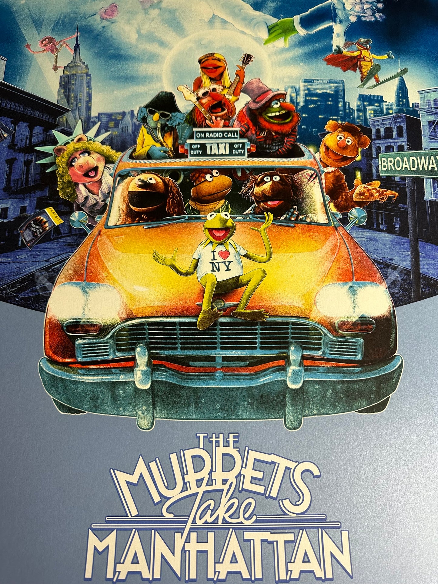 Kevin Wilson – Muppets take Manhattan, 24 x 36 in, poster, image 2
