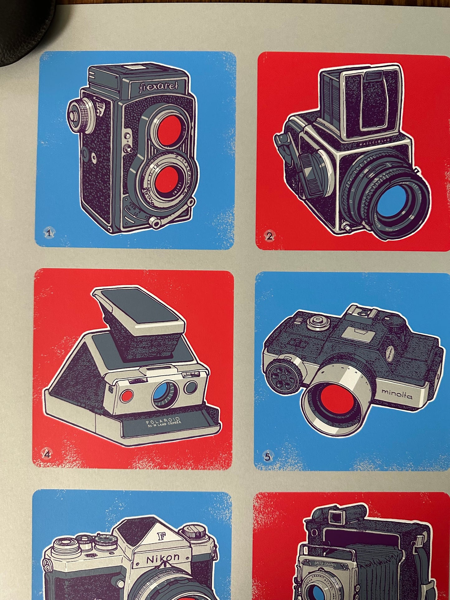 Tim Anderson – Vintage Cameras "The Classics", 20 x 30 in, art print, image 2