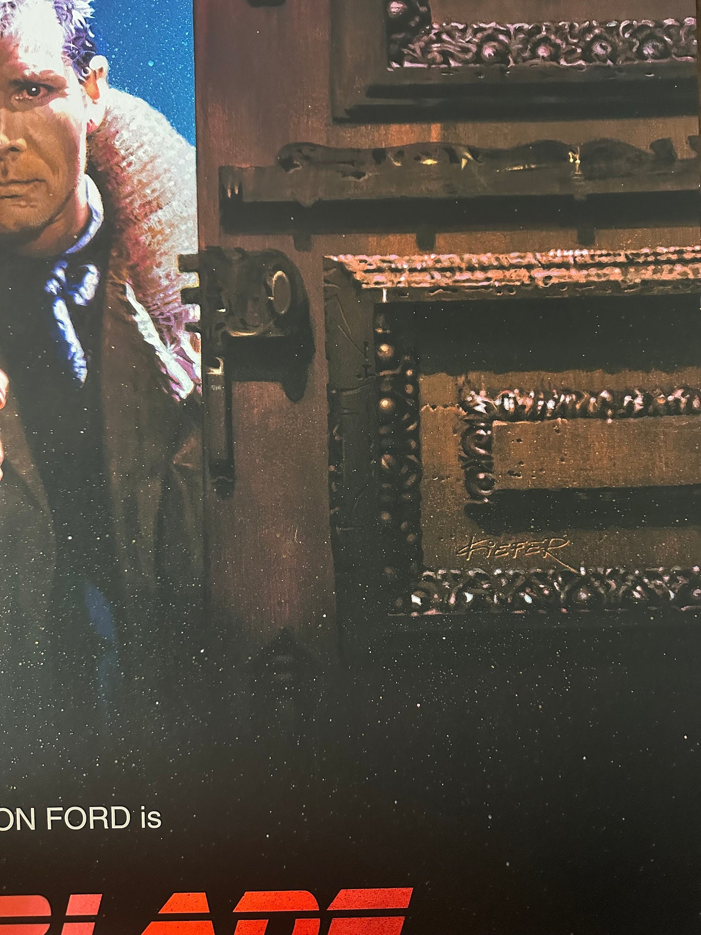 Alfons Kiefer – Blade Runner Variant, 24 x 36 in, poster, image 3