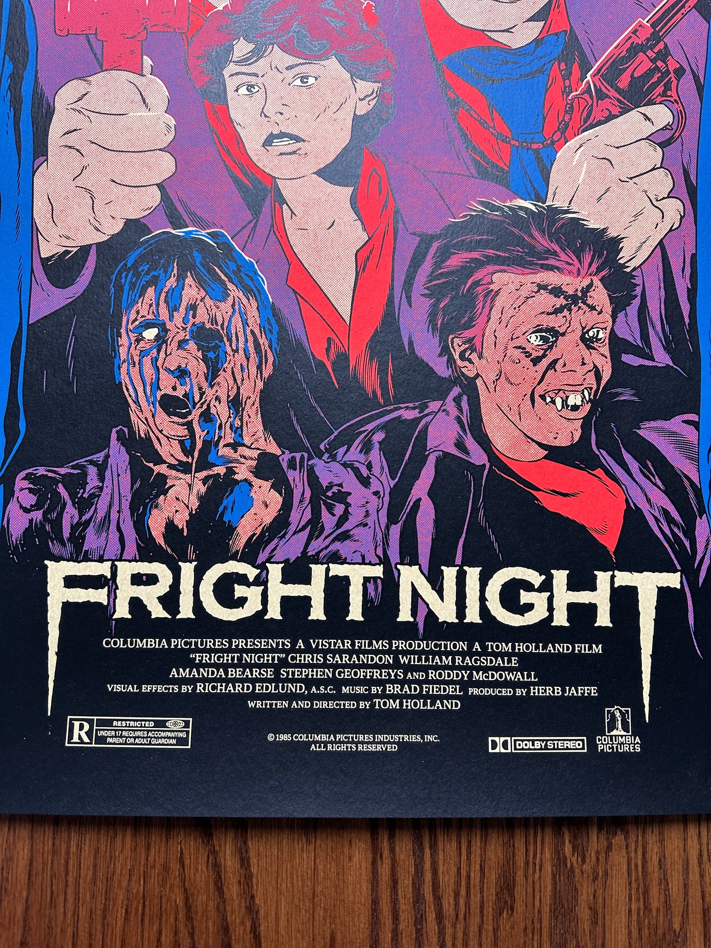 Johnny Dombrowski – Fright Night, 24 x 36 in, poster, image 7