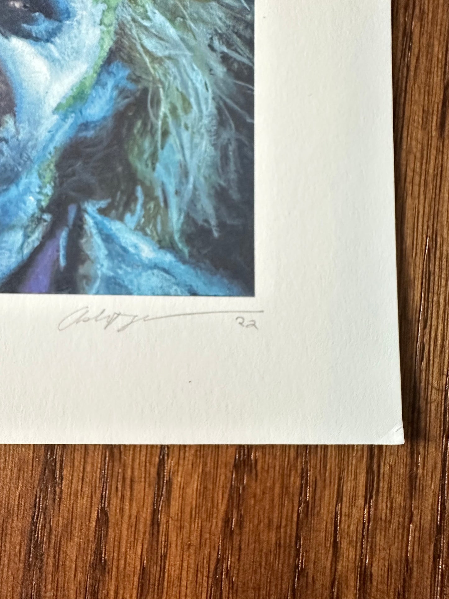 Ashton Gallagher - Beetlejuice Portrait 6x6 art print - detail image 3