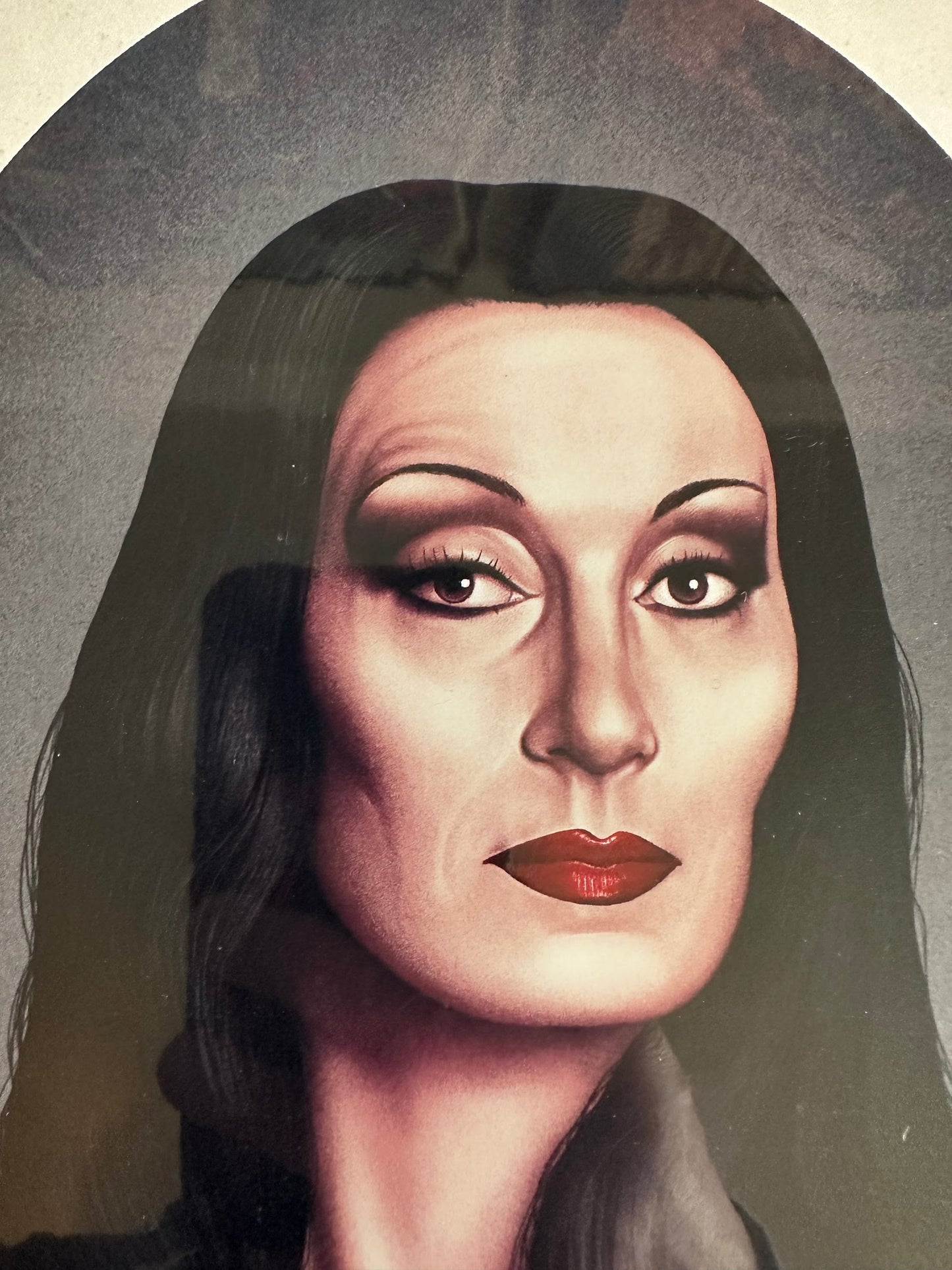 Sara Deck – Addams Family Portrait - Morticia Addams, 8 x 10 in, art print