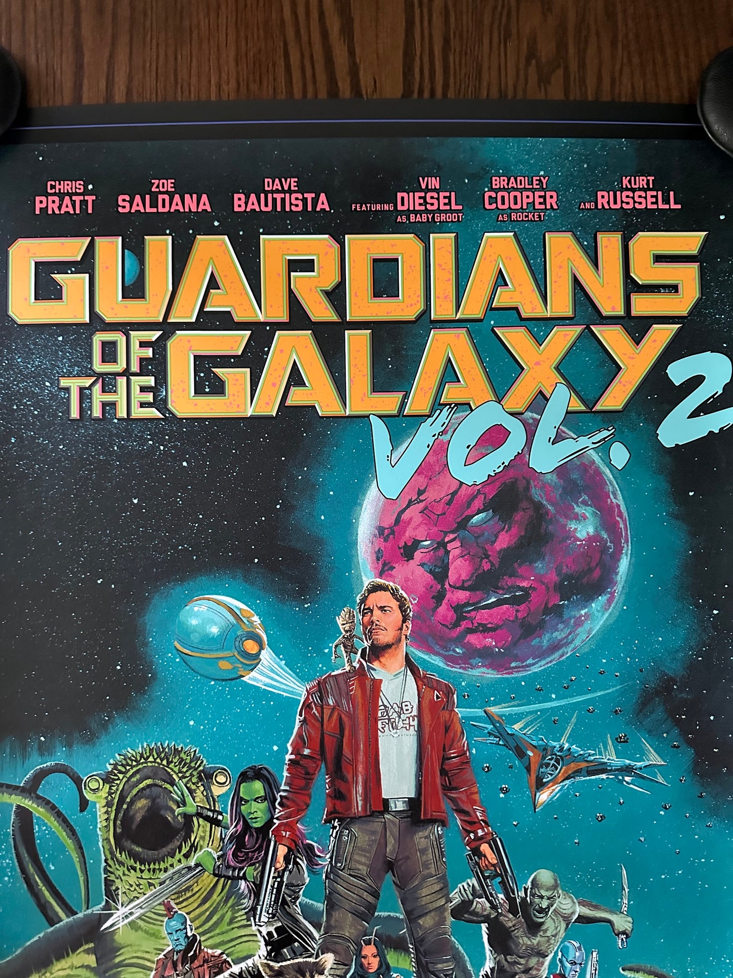 Paul Mann – Guardians of the Galaxy 2, 24 x 36 in, poster, image 2