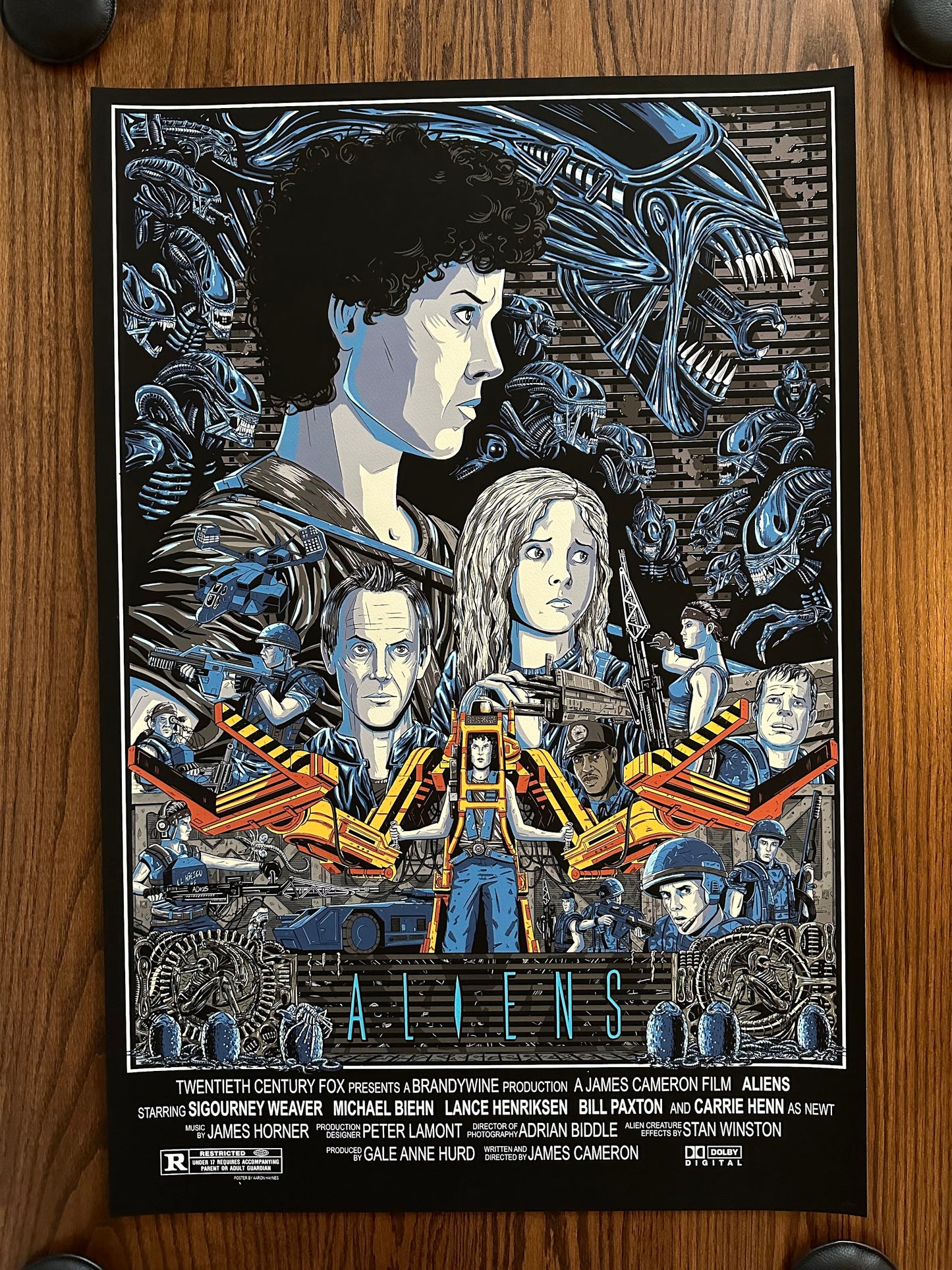 Aaron Haynes – Aliens, 24 x 36 in, poster
