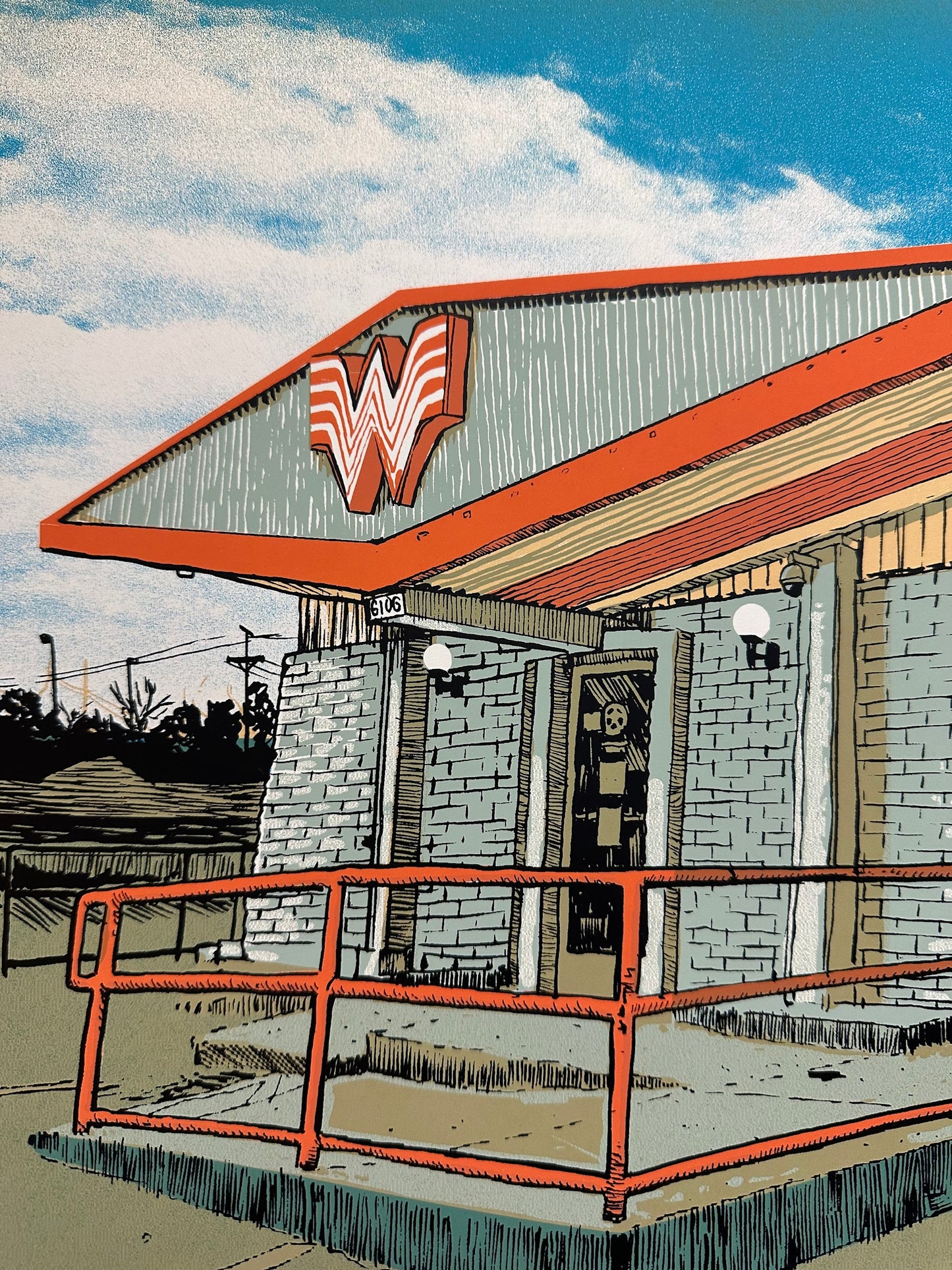 Tim Doyle – Whataburger, 24 x 18 in, art print, image 3