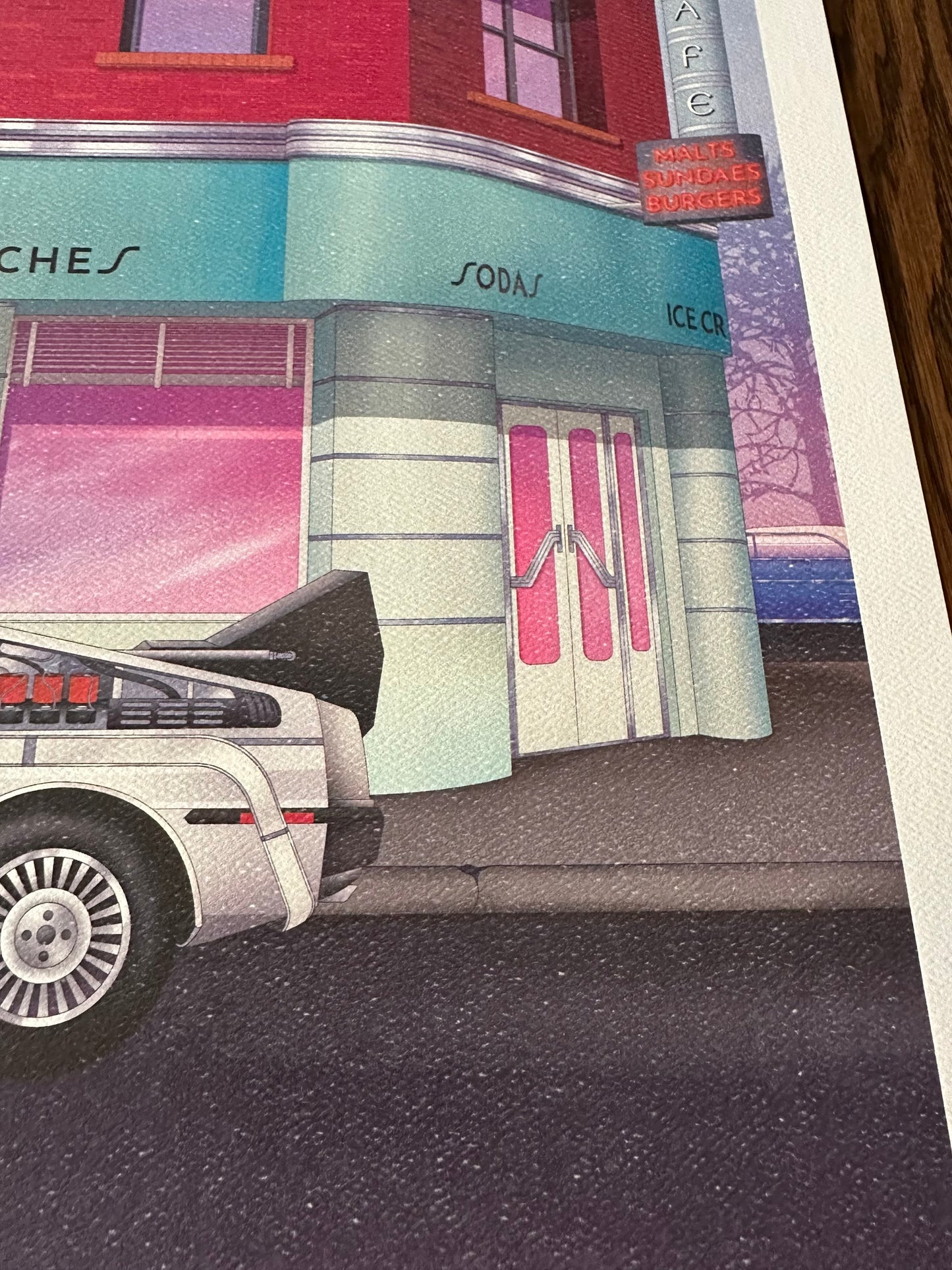 Zita Walker – Back to the Future "Lou's", 12.5 x 15.5 in, art print, image 4