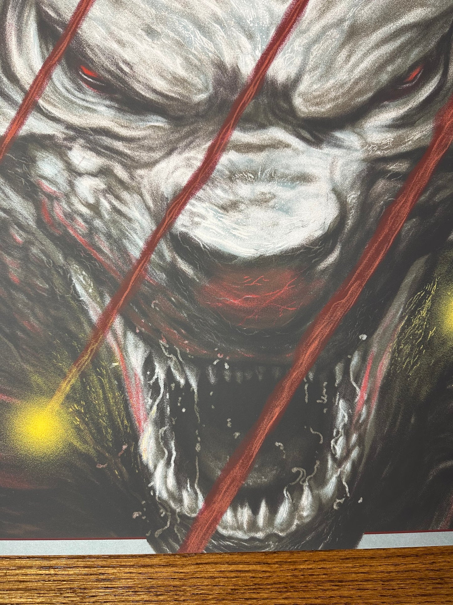 Randy Ortiz – Godzilla, 36 x 24 in, poster, image 2