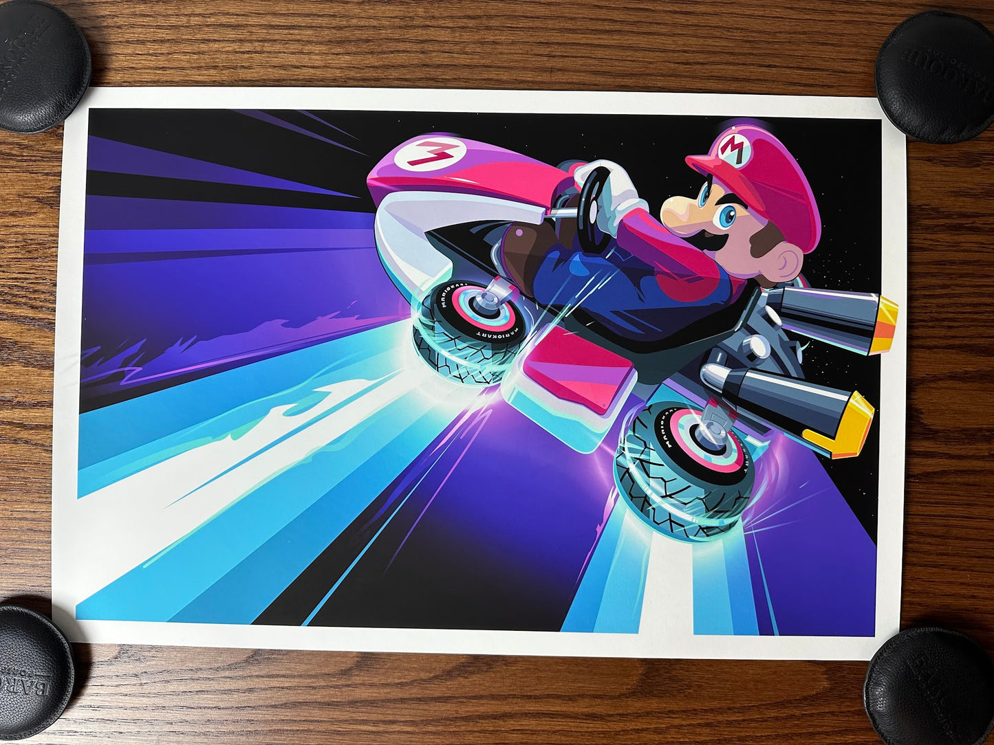 Craig Drake – Mario Kart, 24 x 16 in, art print