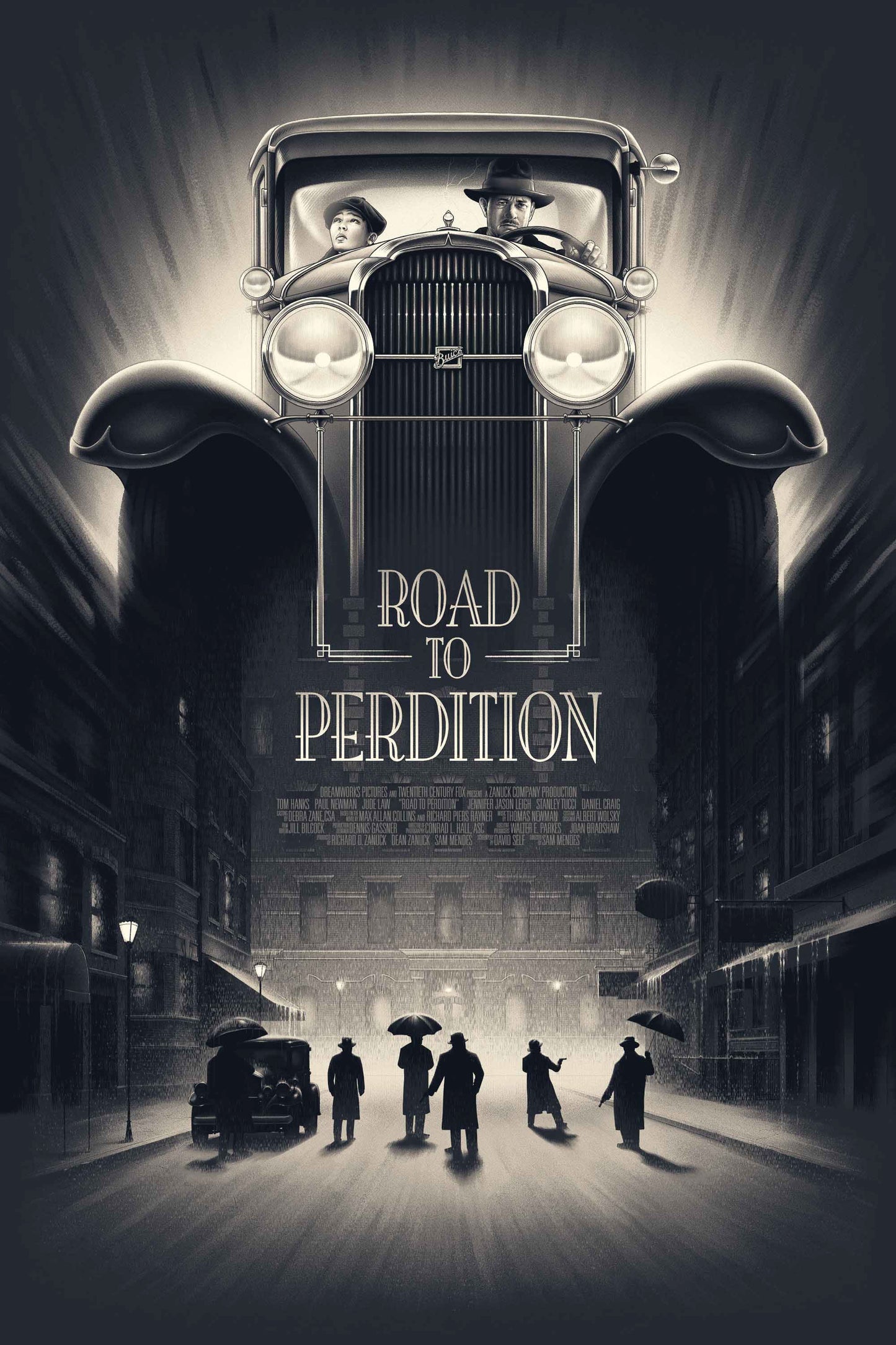 Daniel Castro Maia - Road to Perdition 24x36 movie poster - detail image 5