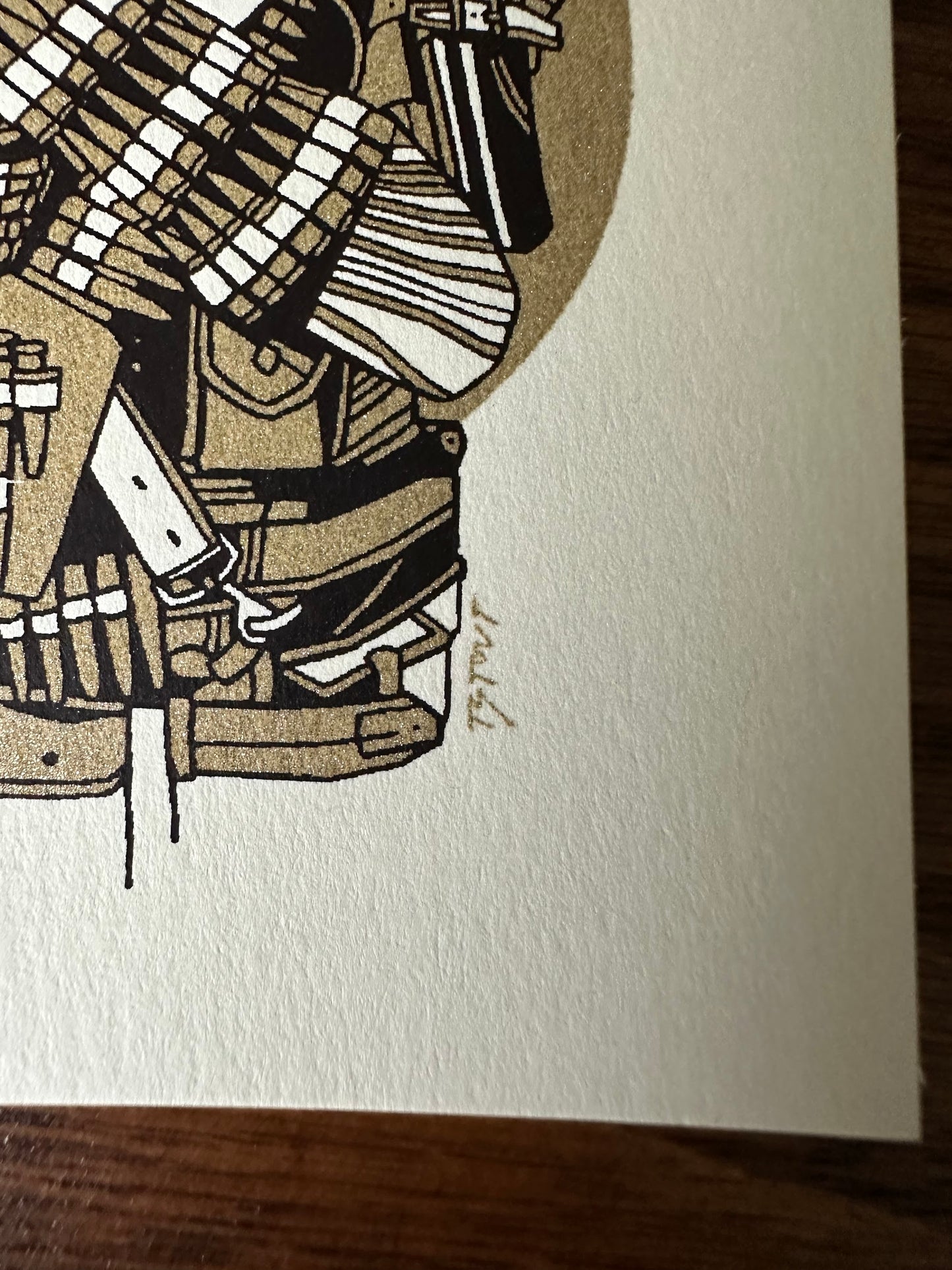 Tyler Stout – Mad Max Bullet Farmer, 4 x 5 in, art print, image 2