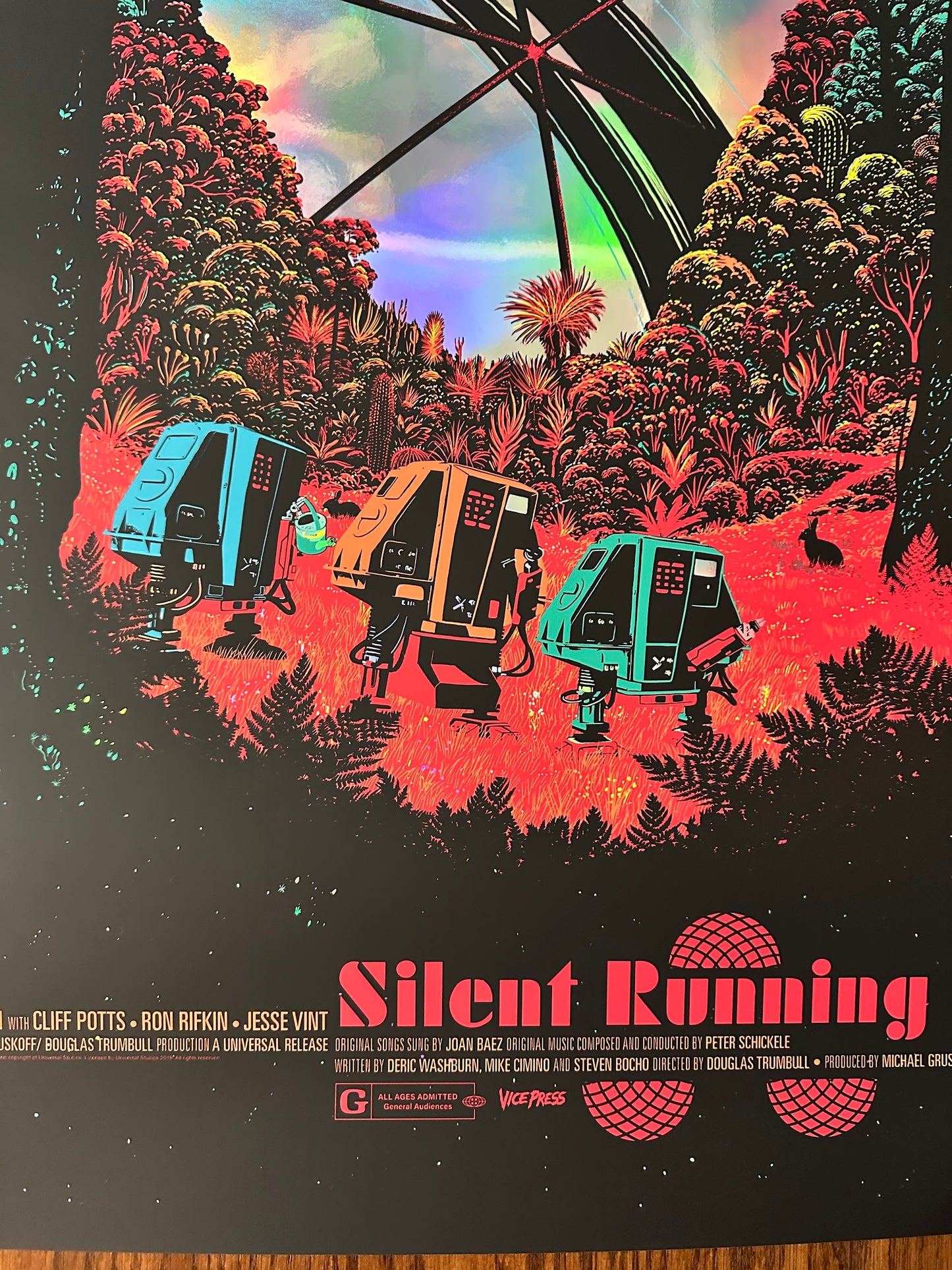 Raid71 – Silent Running Foil Variant, 24 x 36 in, poster, image 3