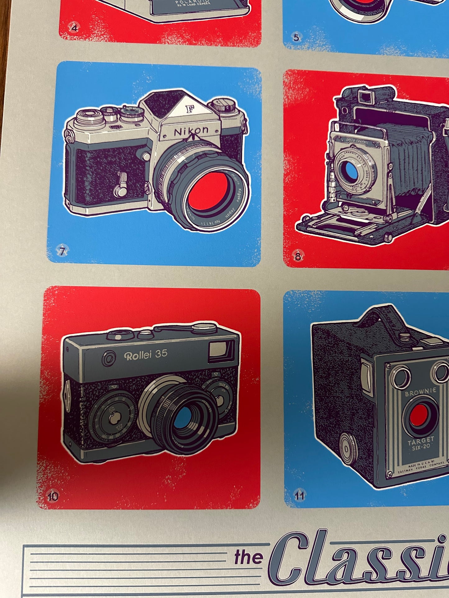 Tim Anderson – Vintage Cameras "The Classics", 20 x 30 in, art print, image 5