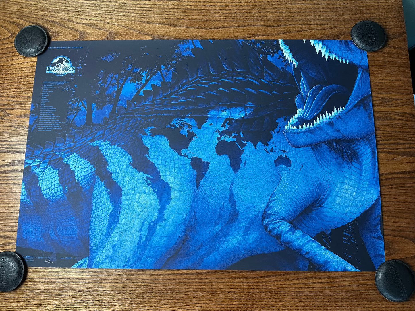 Phantom City Creative – Jurassic World Dominion Variant, 36 x 24 in, poster