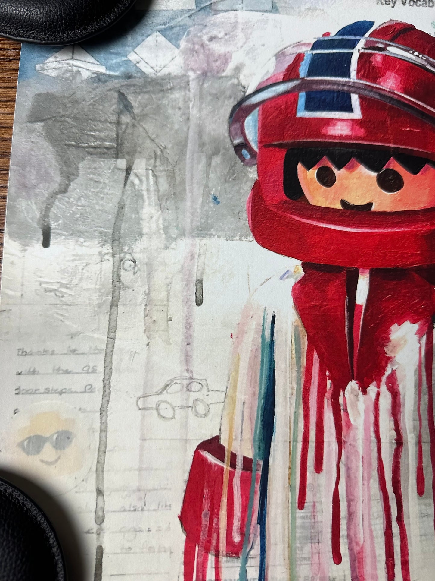 RAD – Speed Racer, 12 x 12 in, art print, image 3