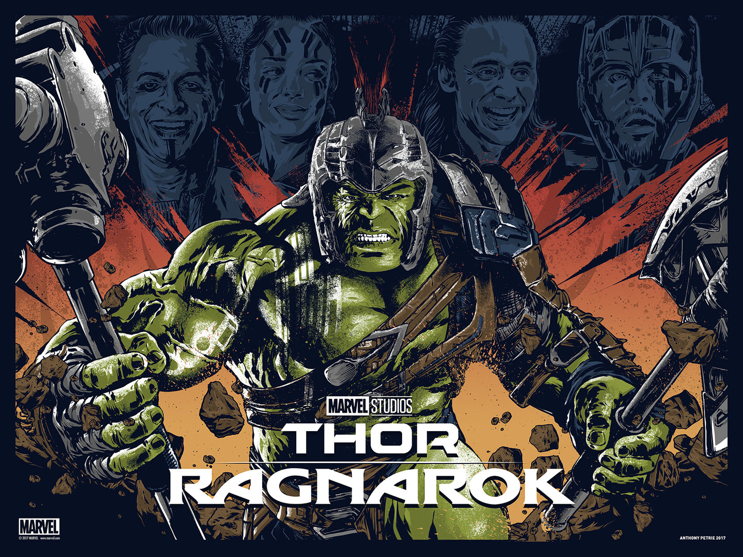 Anthony Petrie – Thor Ragnorak, 24 x 18 in, art print, image 6