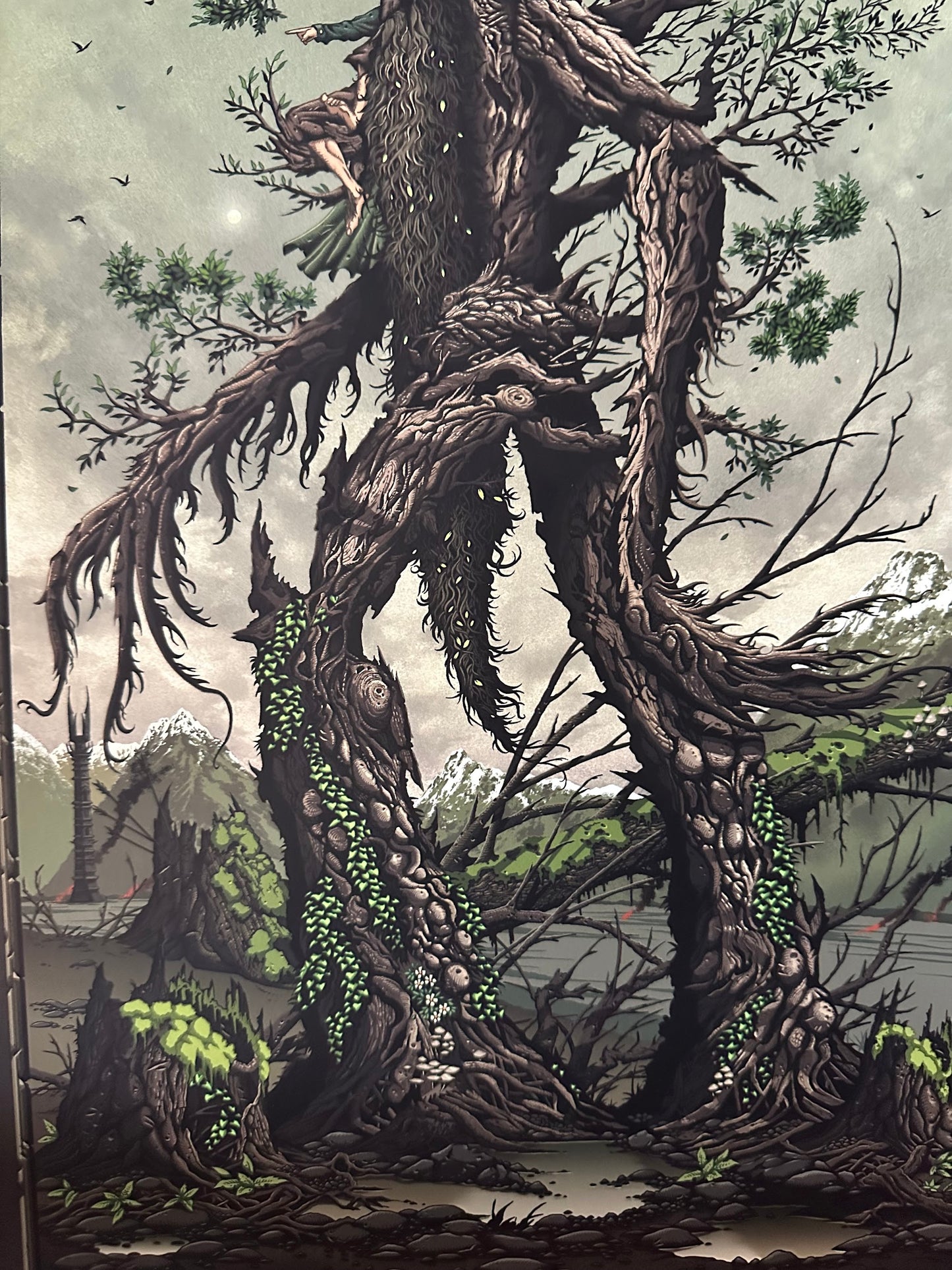 Brad Dunlop – LOTR Battle for Isengard, 12 x 24 in, art print, image 3