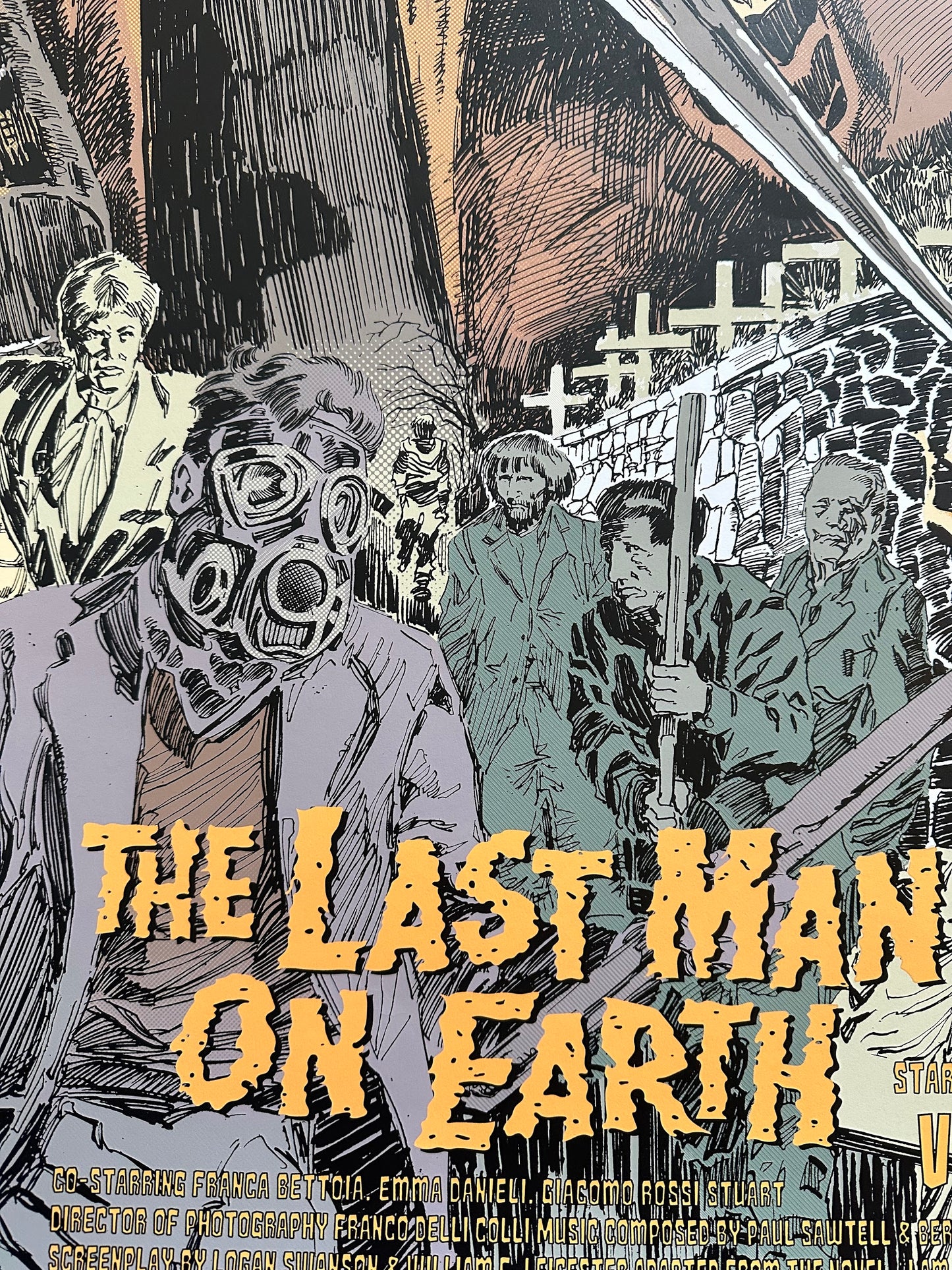 Tom Mandrake – The Last Man on Earth, 24 x 36 in, poster, image 2