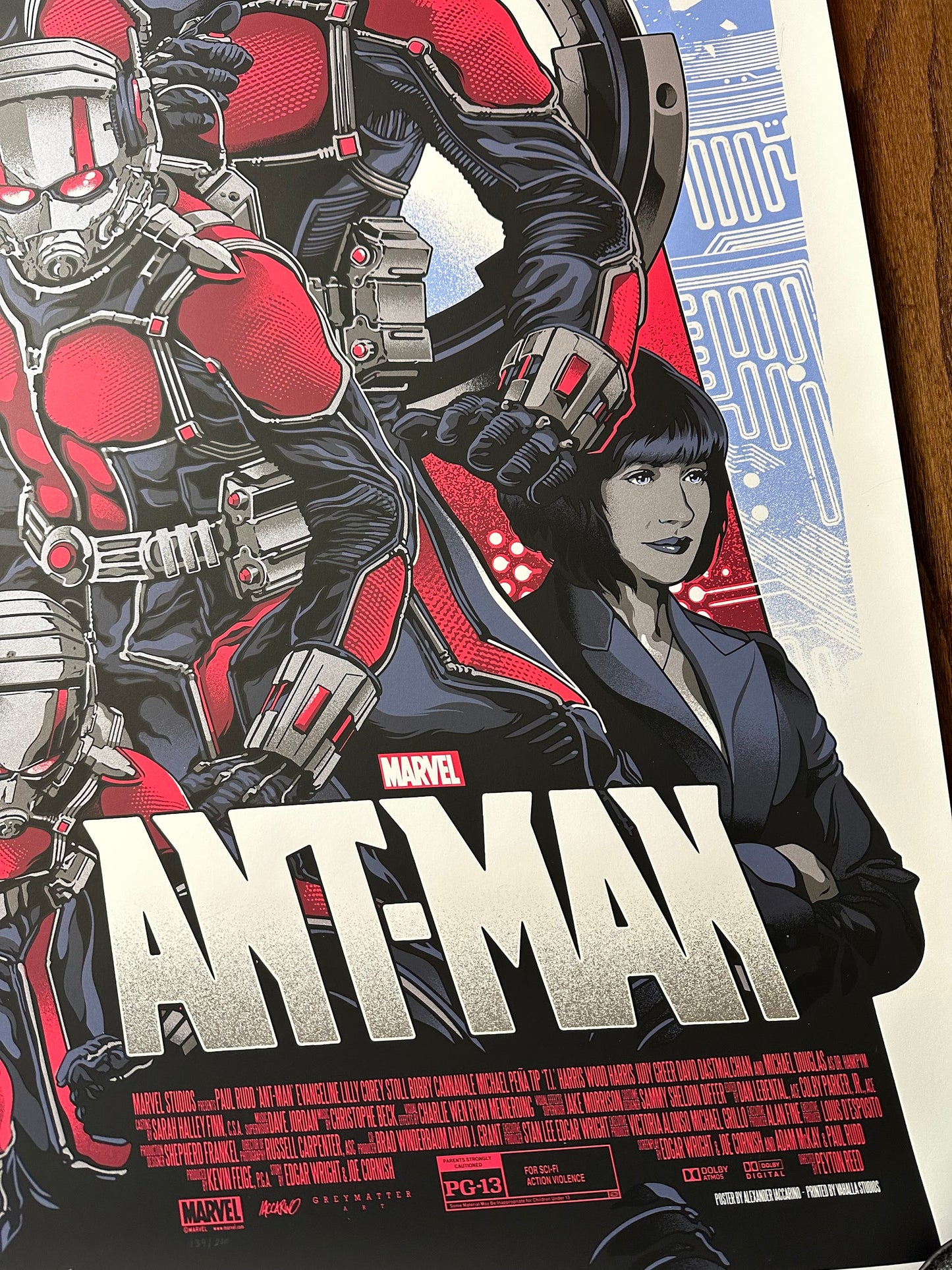 Alexander Iaccarino – Ant-Man, 24 x 36 in, poster, image 4