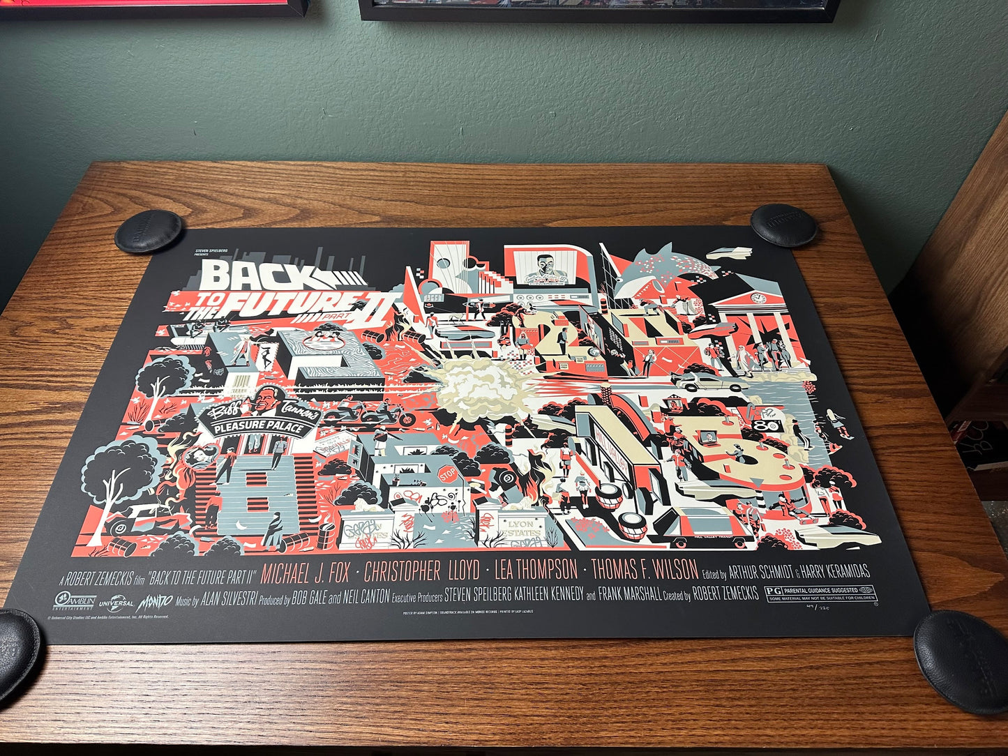 Adam Simpson – Back to the Future Part II, 36 x 24 in, poster
