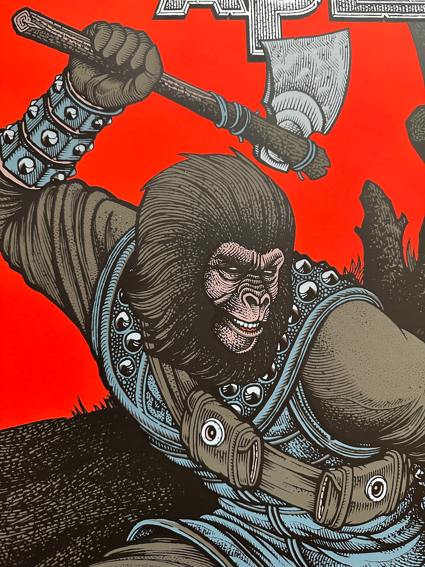 Florian Bertimer – Battle For The Planet of the Apes, 24 x 36 in, poster, image 6