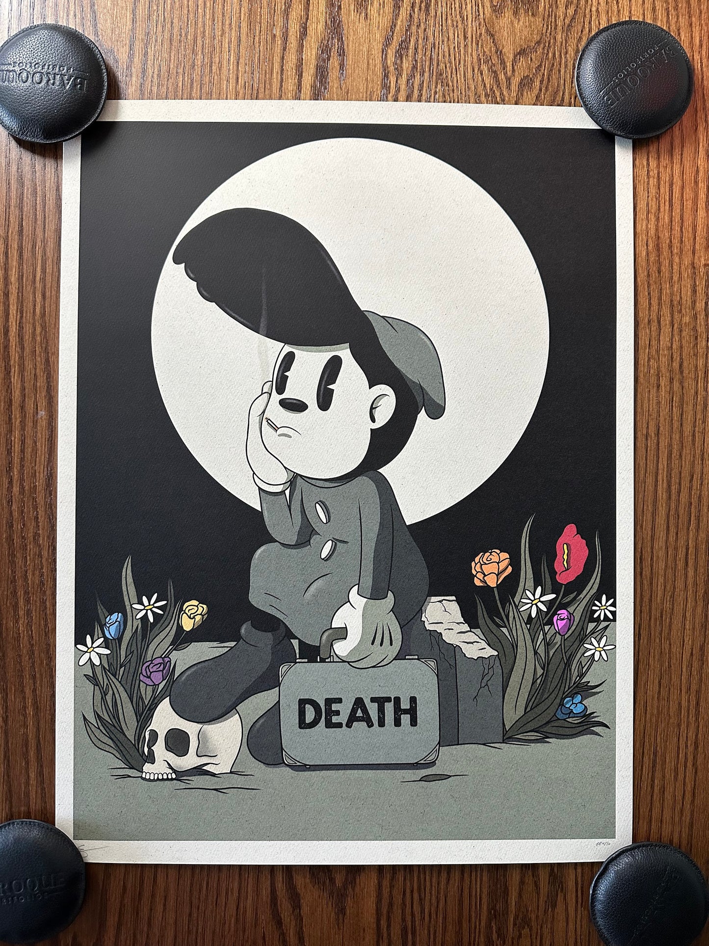 Ezra Brown – Death, 18 x 24 in, art print