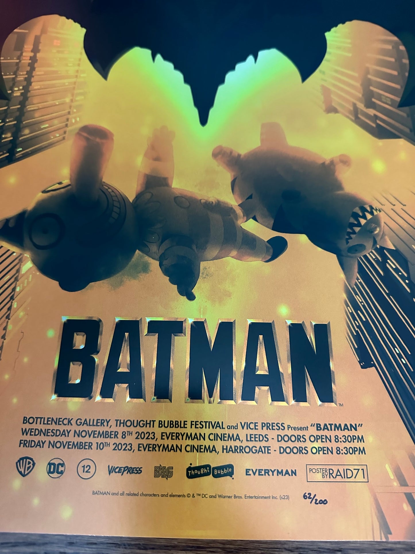Raid71 – Batman 89 Foil Variant, 36 x 24 in, poster, image 2