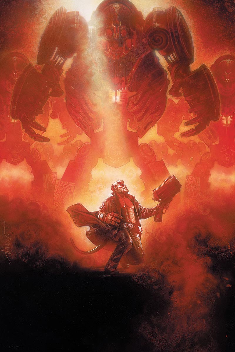 Drew Struzan – Hellboy II The Golden Army Art Variant, 24 x 36 in, poster, image 6
