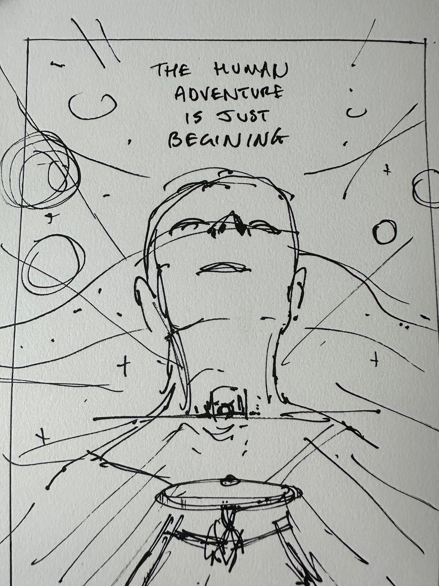 Matt Ferguson – Star Trek Motion Picture Concept Sketch, 8 1/4 x 11 3/4 in, art print, image 2